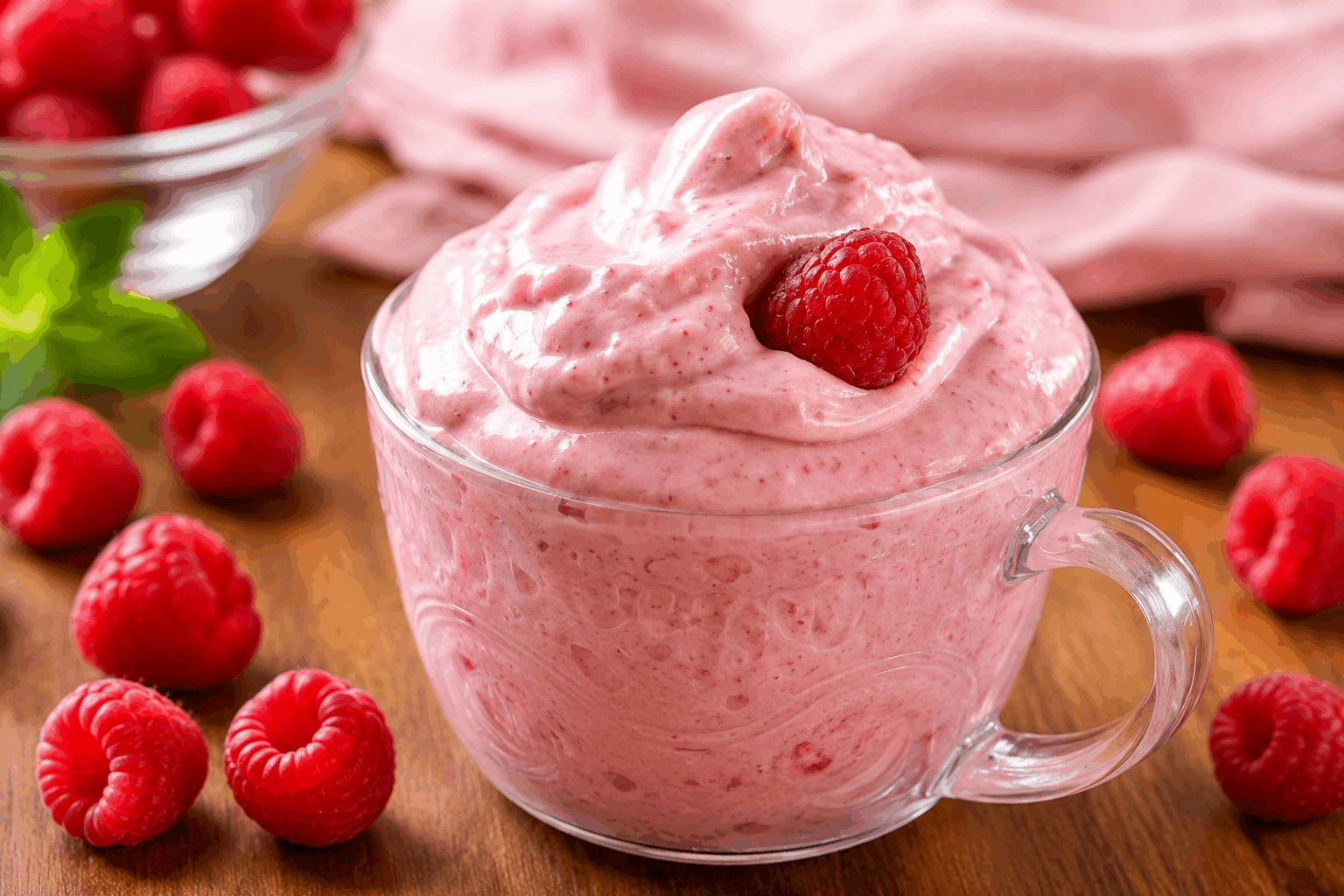 Mousse de framboise express : 2 ingrédients et zéro culpabilité en 5 minutes 🍧 Description Cette mousse de framboise légère et rapide à réaliser séduit par sa texture aérienne et son goût fruité intense. Avec seulement deux ingrédients, elle est parfaite pour une pause gourmande sans culpabilité, idéale après un repas léger ou pour une collation vitaminée. Informations Temps de préparation : 5 minutes Temps de cuisson : 0 minute Nombre de portions : 4 personnes Difficulté : Facile Ingrédients Pour la mousse 250 g de framboises fraîches ou surgelées 200 ml de crème liquide entière (30% de matière grasse minimum) Préparation Placez la crème liquide au réfrigérateur pendant au moins 1 heure avant de commencer afin qu’elle soit bien froide. Dans un blender ou un mixeur, mixez les framboises jusqu’à obtenir une purée fine. Passez cette purée au tamis pour enlever les pépins si vous le souhaitez. Montez la crème liquide en chantilly ferme à l’aide d’un fouet électrique ou d’un robot de cuisine. Incorporez délicatement la purée de framboises à la chantilly à l’aide d’une spatule, en effectuant des mouvements lents pour conserver l’aération de la mousse. Répartissez la mousse dans des verrines ou des coupes et laissez reposer au frais au moins 1 heure avant de servir pour une meilleure tenue. Astuces Utilisez des framboises bien mûres pour une saveur plus intense et naturelle. Pour une version encore plus légère, remplacez la crème par de la crème de coco bien froide. Ne zappez pas le passage au frais qui permet à la mousse de bien prendre. Vous pouvez remplacer la purée de framboises par un coulis de fruits rouges du commerce, mais privilégiez le fait maison pour un goût authentique. Service Servez cette mousse bien fraîche, décorée de quelques framboises entières et éventuellement d’une feuille de menthe. Elle accompagne parfaitement un dessert léger ou un goûter d’été. Cette recette express est idéale pour les repas improvisés ou pour une douceur peu sucrée qui fait plaisir.