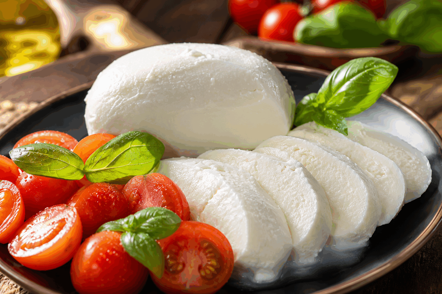 Mozzarella maison en 5 minutes, vegan et délicieusement fondante à tester vite ! 🔥 Description Découvrez une recette rapide et simple pour préparer une mozzarella vegan maison, fondante et savoureuse en seulement 5 minutes. Idéale pour enrichir vos salades, pizzas ou aperçus gourmands sans produits d'origine animale, cette préparation combine douceur et texture onctueuse. Parfaite pour ceux qui souhaitent une alternative végétale à la mozzarella traditionnelle. Informations Temps de préparation : 5 minutes Temps de cuisson : 0 minute Nombre de portions : 4 portions Difficulté : Facile Ingrédients Pour la mozzarella vegan 250 ml de lait de soja nature (sans sucre) 100 g de noix de cajou crues 2 cuillères à soupe de fécule de tapioca 2 cuillères à soupe de levure nutritionnelle 1 cuillère à soupe de jus de citron 1 cuillère à café de sel ½ cuillère à café d’ail en poudre (optionnel) 200 ml d’eau froide Préparation Faites tremper les noix de cajou dans de l'eau chaude pendant 10 minutes si vous avez un peu plus de temps (optionnel pour plus de douceur), sinon passez directement à l’étape suivante. Mettez les noix de cajou égouttées, le lait de soja, la fécule de tapioca, la levure nutritionnelle, le jus de citron, le sel et l’ail en poudre dans un blender. Ajoutez 150 ml d’eau froide et mixez à haute vitesse jusqu’à obtenir un mélange lisse et homogène. Versez ce mélange dans une casserole antiadhésive et chauffez à feu moyen tout en remuant constamment à l’aide d’une spatule. Au bout de 3 à 4 minutes, la préparation va épaissir et devenir élastique, signe que la mozzarella commence à prendre – continuez à remuer encore 1 minute. Retirez du feu puis versez dans un récipient légèrement huilé et laissez refroidir à température ambiante pendant 5 minutes. Réfrigérez au moins 30 minutes avant de servir pour une texture optimale, ou dégustez tiède pour une mozzarella fondante. Astuces Pour une texture encore plus fondante, utilisez de la fécule de tapioca pure et non mélangée avec d’autres amidons. Le trempage des noix de cajou est facultatif mais améliore la douceur et la digestion. Ajoutez un peu d’huile d’olive dans la préparation finale pour une texture plus onctueuse et brillamment appétissante. Cette mozzarella se conserve 3 à 4 jours au réfrigérateur dans un récipient hermétique. Service Servez cette mozzarella vegan en tranches fines sur une salade de tomates fraîches assaisonnée d’huile d’olive et de basilic, ou utilisez-la comme garniture fondante sur une pizza maison. Elle accompagnera également parfaitement des bruschettas ou des sandwichs gourmands pour un apéritif léger et savoureux.