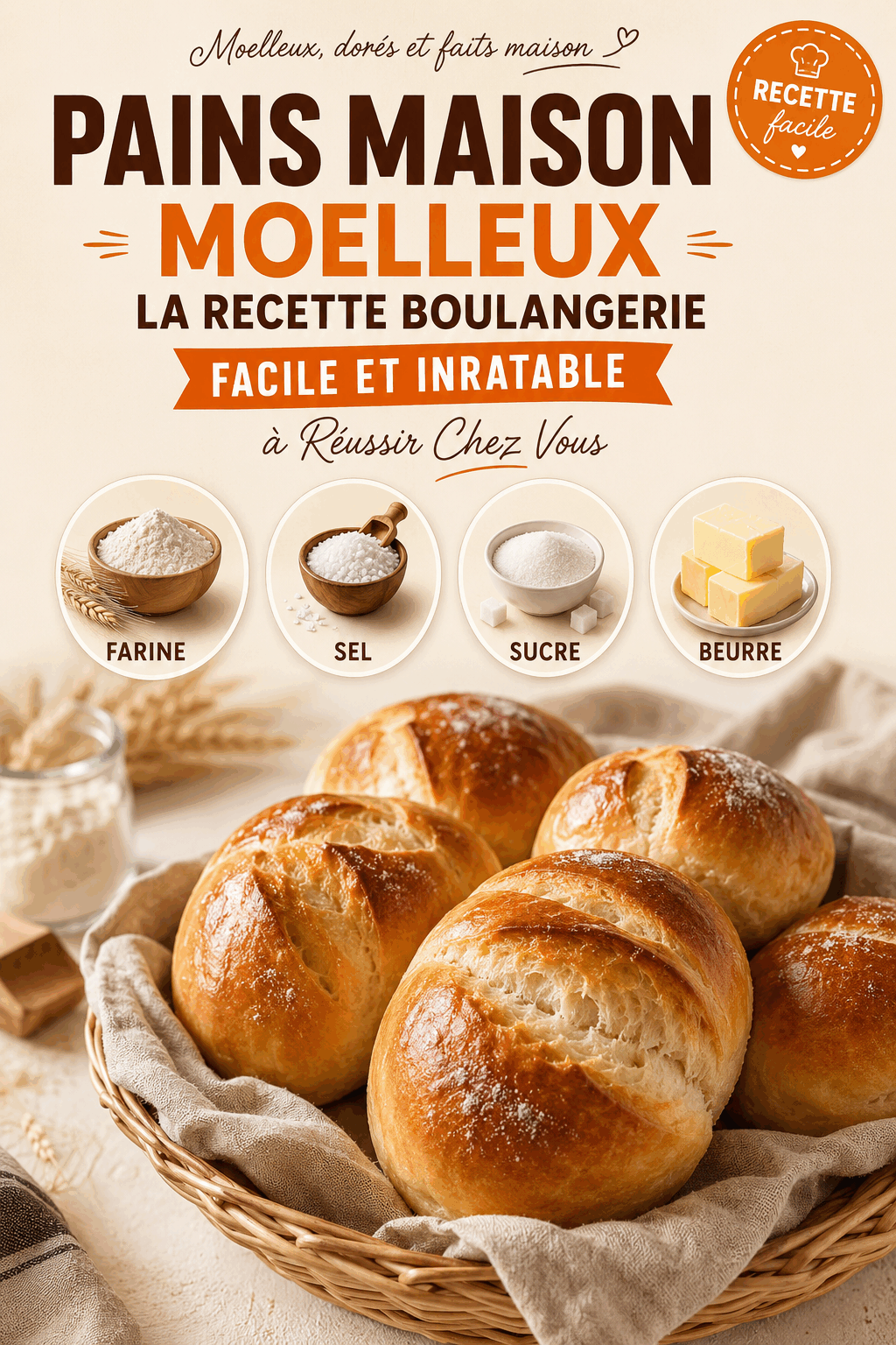 Pains Maison Moelleux : La Recette Boulangerie Facile et Inratable à Réussir Chez Vous