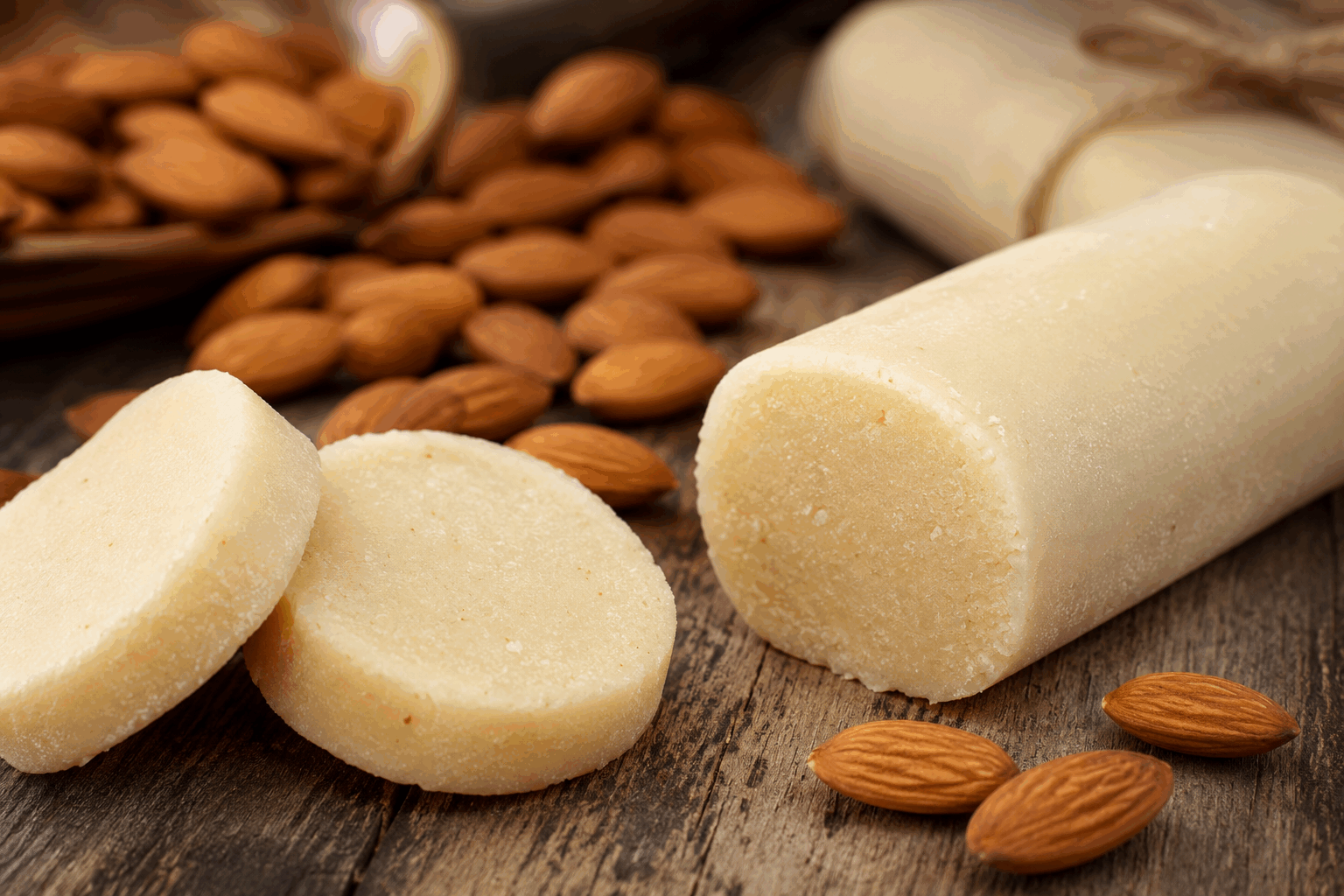 Pâte d'amande sans œufs en 5 minutes, la recette simple qui émerveille 👌✨ Description La pâte d'amande est une douce préparation sucrée, fondante et colorée, idéale pour la pâtisserie et la décoration. Cette version sans œufs est rapide à réaliser et garde toute la richesse et la douceur de la pâte traditionnelle. Parfaite pour confectionner des friandises, décorer des gâteaux ou offrir en gourmandise, elle plaira à tous sans risque d’allergie aux œufs. Informations Temps de préparation : 5 minutes Temps de cuisson : 0 minutes Nombre de portions : environ 300 g de pâte Difficulté : Facile Ingrédients Pour la pâte d'amande 200 g de poudre d'amandes 150 g de sucre glace 1 cuillère à soupe d'eau 1 cuillère à soupe d'extrait d'amande amère (facultatif) 1 cuillère à soupe de sirop de glucose ou miel liquide Colorant alimentaire en gel ou en poudre (facultatif) Préparation Dans un saladier, mélange la poudre d'amandes et le sucre glace tamisés pour éviter les grumeaux. Ajoute le sirop de glucose (ou miel) ainsi que l'extrait d'amande amère si tu souhaites renforcer le goût. Verse progressivement l'eau tout en mélangeant avec une spatule, puis pétris à la main jusqu'à obtenir une pâte homogène et malléable. Ajuste la quantité d'eau si nécessaire, elle ne doit pas être collante. Si tu veux colorer ta pâte d'amande, ajoute quelques touches de colorant alimentaire et pétris à nouveau jusqu’à obtenir la teinte désirée. Forme une boule compacte, enveloppe-la dans un film alimentaire et réserve-la à température ambiante jusqu’à utilisation. Astuces Pour éviter que la pâte ne colle, farine légèrement tes mains ou travaille sur un plan saupoudré de sucre glace. Utilise un sirop de glucose blanc pour une pâte plus souple et brillante, sinon du miel liquide est une bonne alternative naturelle. Conserve la pâte d'amande au frais, bien emballée, jusqu’à une semaine, ou au congélateur pour une conservation plus longue. Si la pâte est trop sèche, ajoute quelques gouttes d'eau ou de sirop. Si elle est trop collante, ajoute un peu de poudre d'amandes ou de sucre glace. Service Utilise cette pâte d'amande pour réaliser des figurines, décorer des cupcakes, ou simplement façonner de petites douceurs à offrir. Elle accompagne parfaitement les desserts aux fruits ou peut être dégustée telle quelle pour une touche sucrée et raffinée lors d’un goûter convivial.
