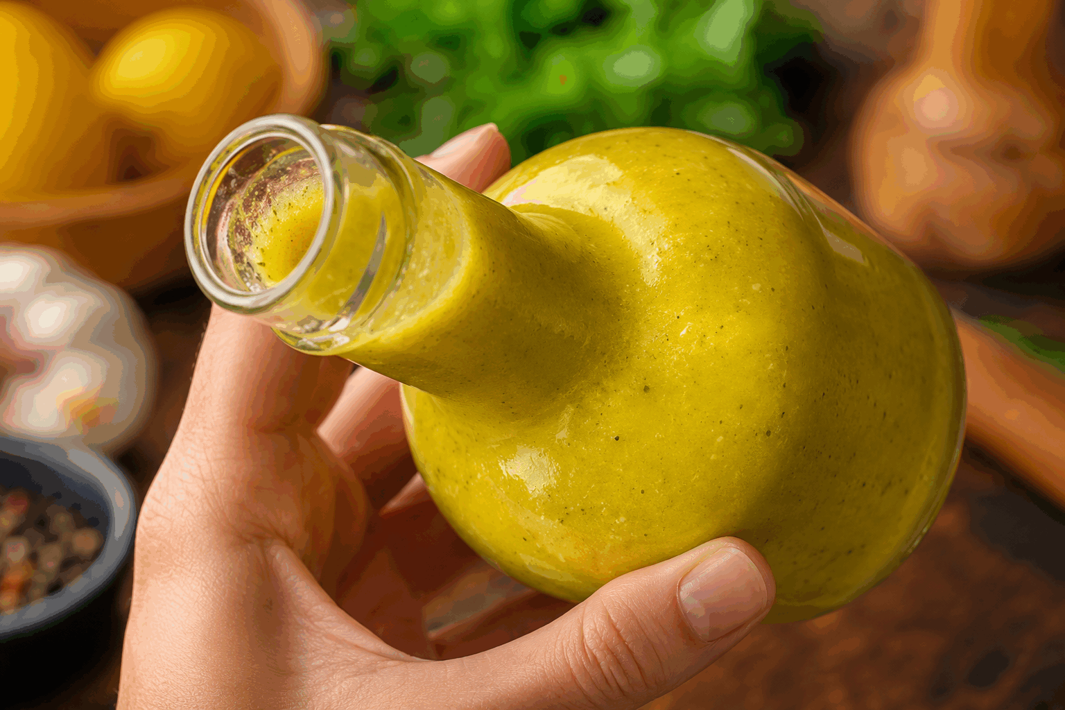 Seulement 3 ingrédients pour une sauce miel-moutarde maison qui change tout ! 🍯👌 Description Cette sauce miel-moutarde maison est un incontournable pour sublimer vos plats en toute simplicité. Avec seulement trois ingrédients, elle mélange la douceur du miel à la puissance piquante de la moutarde, pour un goût équilibré, gourmand et délicieusement réconfortant. Parfaite pour accompagner viandes, salades ou légumes grillés, elle vous fera redécouvrir cette association classique. Informations Temps de préparation : 5 minutes Temps de cuisson : 0 minute Nombre de portions : 4 personnes Difficulté : Facile Ingrédients Pour la sauce miel-moutarde 3 cuillères à soupe de moutarde de Dijon 2 cuillères à soupe de miel liquide 1 cuillère à soupe de vinaigre de cidre Sel et poivre noir du moulin Préparation Dans un bol, verse la moutarde de Dijon. Ajoute le miel liquide, puis mélange bien à la cuillère ou au fouet pour obtenir une texture homogène. Incorpore le vinaigre de cidre tout en remuant pour équilibrer l’acidité et la douceur. Assaisonne avec une pincée de sel et de poivre noir selon ton goût, puis mélange de nouveau. Goûte la sauce et ajuste éventuellement les quantités de miel ou de moutarde si tu souhaites une saveur plus sucrée ou plus piquante. Verse la sauce dans un petit récipient hermétique si tu ne l’utilises pas immédiatement et garde-la au frais. Astuces Privilégie un miel liquide de bonne qualité, comme un miel d’acacia, pour une douceur délicate et un mélange facile. Utilise de la moutarde de Dijon classique pour un goût équilibré, ou une moutarde à l’ancienne pour une texture plus granuleuse et rustique. Si la sauce est trop épaisse, ajoute une cuillère à café d’eau tiède pour la fluidifier sans altérer le goût. Cette sauce se conserve 3 à 4 jours au réfrigérateur dans un contenant hermétique. Service Servez cette sauce miel-moutarde maison en accompagnement d’une salade verte croquante, sur des brochettes de poulet grillé, ou encore en nappage sur des légumes rôtis. Elle apporte un twist savoureux et fait toute la différence lors d’un dîner simple comme lors d’une occasion festive.
