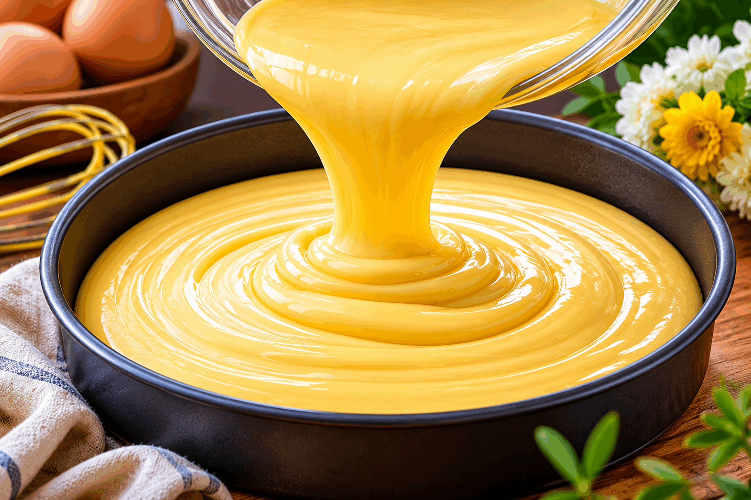 Seulement 5 ingrédients pour un gâteau moelleux qui fond en bouche en 10 minutes 🔥 Description Ce gâteau ultra-rapide à préparer est moelleux et fond littéralement en bouche, parfait pour une envie gourmande de dernière minute. Avec seulement cinq ingrédients simples, il combine douceur et légèreté, idéal pour un goûter ou un dessert improvisé. Informations Temps de préparation : 5 minutes Temps de cuisson : 10 minutes Nombre de portions : 4 personnes Difficulté : Facile Ingrédients Pour la pâte 100 g de farine 80 g de sucre 2 œufs 100 ml de crème fraîche liquide 1/2 sachet de levure chimique (environ 6 g) Préparation Préchauffe le four à 180°C (th.6). Dans un saladier, bats les œufs avec le sucre jusqu’à ce que le mélange blanchisse et devienne mousseux. Ajoute la crème fraîche liquide et mélange bien pour obtenir une préparation homogène. Incorpore la farine tamisée avec la levure chimique petit à petit en remuant délicatement. Verse la pâte dans un moule beurré ou recouvert de papier cuisson. Enfourne pour 10 minutes environ : le gâteau doit rester moelleux et légèrement humide à cœur. Laisse tiédir quelques minutes avant de démouler délicatement. Astuces Pour un goût encore plus gourmand, ajoute un zeste de citron ou d’orange dans la pâte. Utilise un moule petit et épais pour que la cuisson soit parfaite en 10 minutes. Ne remue pas trop la pâte après avoir ajouté la farine afin de garder le gâteau bien aérien. Ce gâteau se conserve 24 heures au réfrigérateur, mais il est vraiment meilleur tiède. Service Servez ce gâteau moelleux nature ou accompagné d’une boule de glace vanille, d’un coulis de fruits rouges ou simplement saupoudré de sucre glace. Parfait pour un goûter express ou un dessert improvisé entre amis ou en famille.