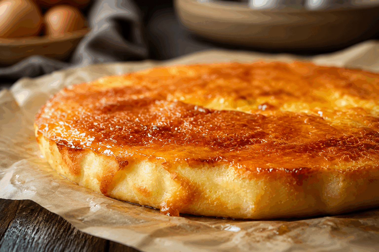 Un gâteau aux agrumes ultra onctueux en 5 minutes, meilleur qu’un flan 😍👌 Description Ce gâteau aux agrumes est un dessert léger et fondant, avec une texture incroyablement onctueuse qui rappelle celle d’un flan. Son parfum acidulé de citron, d’orange et de mandarine apporte une fraîcheur parfaite, idéale pour une fin de repas estivale ou un goûter gourmand. Simple et rapide à réaliser, il séduira tous les amateurs de douceurs fruitées et délicates. Informations Temps de préparation : 5 minutes Temps de cuisson : 40 minutes Nombre de portions : 6 Difficulté : Facile Ingrédients Pour le gâteau 3 œufs 150 g de sucre en poudre 120 g de farine 20 cl de crème fraîche liquide entière 10 cl de jus d’agrumes (mélange citron, orange, mandarine) Le zeste finement râpé d’un citron Le zeste finement râpé d’une orange 1 sachet de levure chimique (environ 10 g) 1 pincée de sel Préparation Préchauffe le four à 180 °C (chaleur tournante de préférence). Dans un saladier, bats les œufs avec le sucre jusqu’à ce que le mélange devienne mousseux et pâle. Ajoute la crème fraîche, puis incorpore le jus d’agrumes et les zestes en mélangeant doucement. Tamise la farine avec la levure chimique et le sel, puis ajoute-les progressivement au mélange liquide. Mélange jusqu’à obtenir une pâte homogène et sans grumeaux. Verse la pâte dans un moule beurré et fariné de 20 cm de diamètre environ. Enfourne pour 35 à 40 minutes. Vérifie la cuisson en insérant la lame d’un couteau, elle doit ressortir propre. Laisse tiédir le gâteau avant de le démouler délicatement sur une grille. Astuces Utilise des agrumes bio pour pouvoir utiliser les zestes sans crainte. Ne bats pas trop la pâte après l’ajout de la farine afin de préserver le moelleux final. Pour encore plus d’onctuosité, tu peux remplacer 5 cl de crème fraîche par du fromage blanc à 20 % de MG. Ce gâteau se conserve 2 jours au réfrigérateur, emballé dans du film alimentaire pour garder son moelleux. Service Sers ce gâteau frais, accompagné d’un coulis de fruits rouges ou d’une chantilly légère pour sublimer la douceur des agrumes. Il convient parfaitement comme dessert léger après un repas copieux ou pour un goûter ensoleillé entre amis.