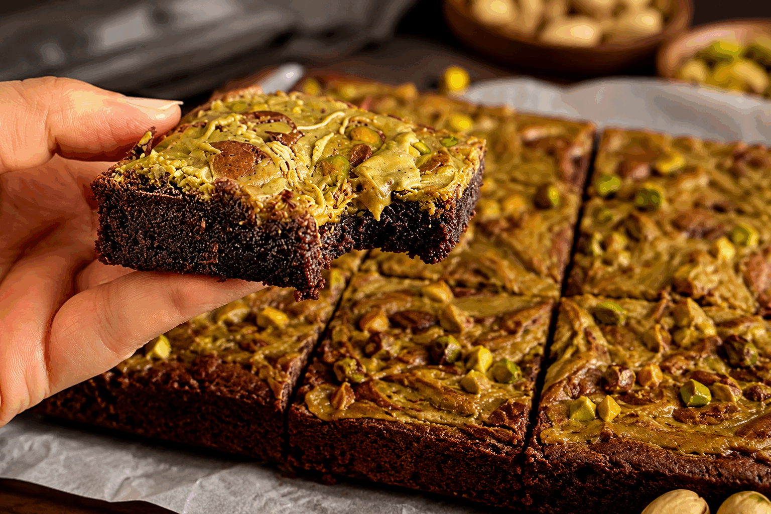 Un pâtissier m’a révélé son brownie pistache ultra fondant 😍