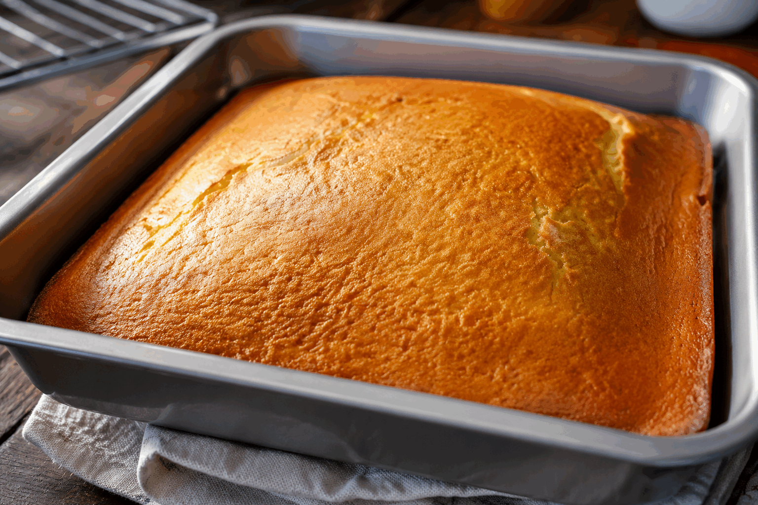 5 minutes chrono pour ce gâteau moelleux et inratable, prêt à fondre en bouche 🔥 Description Ce gâteau moelleux se prépare en un temps record et garantit une texture fondante à souhait. Simple et rapide, il est idéal pour un dessert improvisé ou une pause gourmande. Sa douceur délicate ravira petits et grands sans difficulté. Informations Temps de préparation : 5 minutes Temps de cuisson : 20 minutes Nombre de portions : 6 Difficulté : Facile Ingrédients Pour la pâte 150 g de farine 150 g de sucre en poudre 3 œufs 100 ml d’huile neutre (tournesol ou colza) 100 ml de lait 1 sachet de levure chimique (environ 10 g) 1 cuillère à café d’extrait de vanille 1 pincée de sel Préparation Préchauffe le four à 180°C (chaleur statique). Dans un grand saladier, bats les œufs avec le sucre jusqu’à ce que le mélange blanchisse et devienne mousseux. Ajoute l’huile, le lait et l’extrait de vanille, puis mélange bien. Incorpore la farine, la levure chimique et la pincée de sel tamisées ensemble, en mélangeant juste assez pour obtenir une pâte homogène et sans grumeaux. Verse la pâte dans un moule à cake ou un moule rond préalablement beurré et fariné. Enfourne pour 20 minutes environ. Vérifie la cuisson à l’aide d’un couteau : la lame doit ressortir sèche. Laisse tiédir avant de démouler pour que le gâteau garde tout son moelleux. Astuces Pour un goût encore plus gourmand, ajoute un zeste de citron ou une cuillère de cacao dans la pâte. Vérifie la cuisson dès 18 minutes pour éviter un gâteau trop sec. Utilise un moule en silicone pour un démoulage facile et sans graissage. Conserve le gâteau emballé dans un film alimentaire à température ambiante pour garder sa fraîcheur jusqu’à 2 jours. Service Servez ce gâteau moelleux avec une boule de glace à la vanille, un coulis de fruits rouges ou simplement accompagné d’un thé ou d’un café. Parfait pour un goûter improvisé ou un dessert simple et réconfortant.