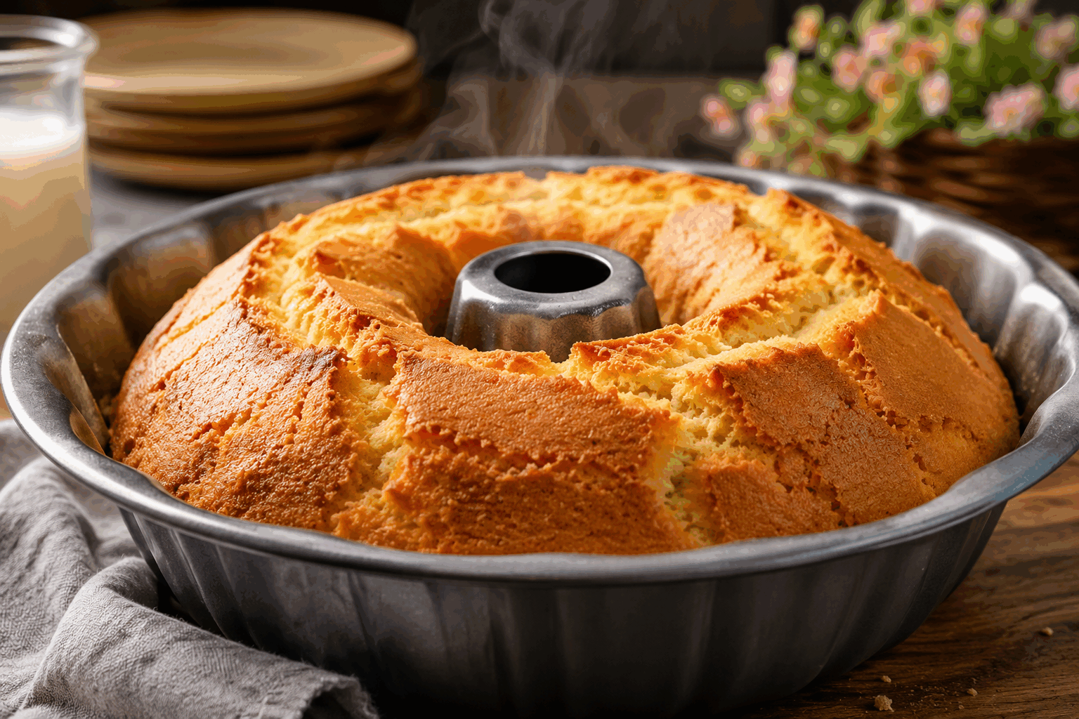 5 minutes chrono pour ce gâteau moelleux parfait au petit déjeuner 😍