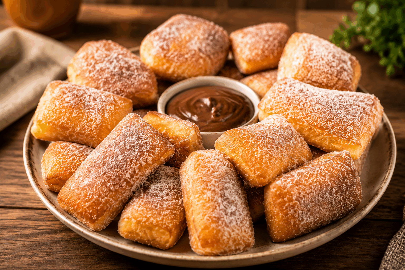 5 minutes et 3 ingrédients pour des beignets moelleux comme chez grand-mère 😍 Description Ces beignets moelleux, rapides à préparer avec seulement trois ingrédients, rappellent les douceurs de l’enfance et les recettes de grand-mère. Leur texture légère et fondante se marie idéalement avec un saupoudrage de sucre ou une touche de confiture. Parfaits pour un goûter improvisé ou un dessert gourmand, ils séduisent petits et grands. Informations Temps de préparation : 5 minutes Temps de cuisson : 5 minutes Nombre de portions : 10 beignets Difficulté : Facile Ingrédients Pour la pâte à beignets 250 g de farine 250 ml de lait 1 œuf 1 cuillère à soupe de sucre (optionnel, pour un goût légèrement sucré) Huile végétale pour la friture Sucre glace pour la finition Préparation Dans un saladier, verse la farine et le sucre, puis ajoute l’œuf. Incorpore petit à petit le lait tout en fouettant pour obtenir une pâte lisse et homogène, sans grumeaux. Chauffe l’huile végétale dans une poêle à feu moyen (environ 160-170°C) ou dans une friteuse. À l’aide de deux cuillères, forme des petits tas de pâte et plonge-les dans l’huile chaude. Laisse cuire environ 2 à 3 minutes de chaque côté jusqu’à ce que les beignets soient bien dorés. Égoutte-les sur du papier absorbant pour enlever l’excès d’huile. Saupoudre généreusement de sucre glace avant de servir bien chaud. Astuces Pour vérifier la température de l’huile, plonge une petite goutte de pâte : elle doit remonter rapidement à la surface en formant des bulles. Si la pâte est trop épaisse, ajoute un peu de lait pour la détendre et rendre les beignets plus légers. Varie les plaisirs en ajoutant un peu de vanille ou de zeste de citron dans la pâte pour parfumer subtilement tes beignets. Conserve les beignets dans une boîte hermétique, ils restent moelleux pendant 24 heures. Service Servez ces beignets moelleux tièdes, accompagnés d’un café, d’un thé ou d’un chocolat chaud pour un goûter convivial. Vous pouvez aussi les déguster avec de la confiture maison, du miel ou une sauce au chocolat pour encore plus de gourmandise.