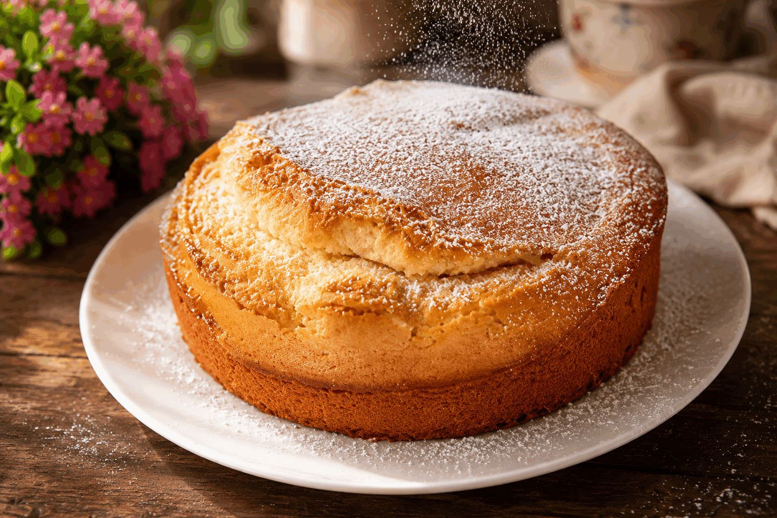 5 minutes et seulement 3 ingrédients pour un gâteau moelleux parfait au petit-déjeuner ✨