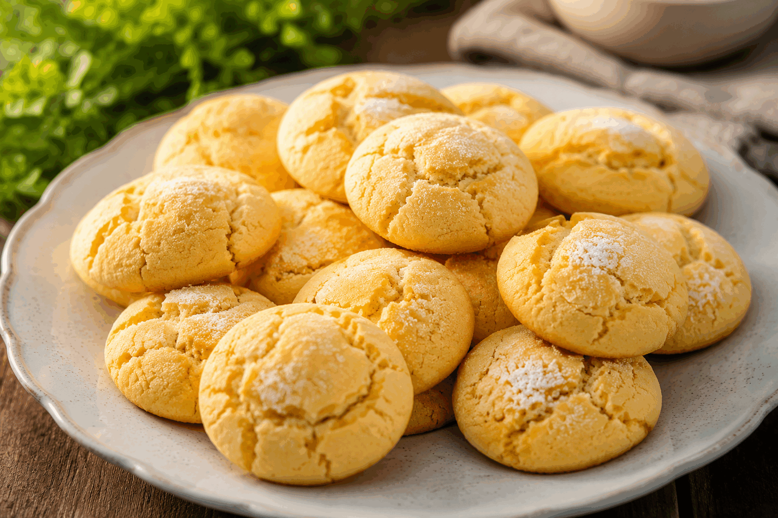 5 minutes pour des biscuits moelleux au citron qui vont vous faire fondre 😍 Description Ces biscuits moelleux au citron sont parfaits pour une pause gourmande rapide et fraîche. Leur texture fondante et leur parfum acidulé apportent une touche de légèreté et de vivacité à chaque bouchée. Idéaux pour un goûter improvisé ou pour accompagner un thé ou un café. Informations Temps de préparation : 5 minutes Temps de cuisson : 12 minutes Nombre de portions : 12 biscuits Difficulté : Facile Ingrédients Pour les biscuits 150 g de farine 100 g de sucre glace 100 g de beurre mou 1 œuf 1 citron (zeste et jus) 1/2 cuillère à café de levure chimique 1 pincée de sel Pour la finition (facultatif) Sucre glace pour saupoudrer Préparation Préchauffez le four à 180°C (thermostat 6). Râpez finement le zeste du citron et pressez son jus. Dans un saladier, mélangez le beurre mou avec le sucre glace jusqu’à obtenir une texture crémeuse. Ajoutez l’œuf, le zeste et le jus de citron, puis mélangez bien pour incorporer tous les ingrédients. Incorporez la farine tamisée, la levure chimique et la pincée de sel. Mélangez jusqu’à obtenir une pâte homogène et légèrement collante. Formez des petites boules de pâte (environ 12) et disposez-les sur une plaque recouverte de papier cuisson en les espaçant légèrement. Aplatissez délicatement chaque boule avec la paume de la main ou le dos d’une fourchette. Enfournez pour 10 à 12 minutes. Les biscuits doivent être légèrement dorés sur les bords mais rester moelleux au centre. Laissez refroidir sur une grille puis saupoudrez de sucre glace si désiré avant de servir. Astuces Utilisez un beurre bien mou mais non fondu pour une meilleure texture de pâte. Ne surcuisez pas les biscuits pour qu’ils restent moelleux à cœur. Pour plus d’arôme, ajoutez une cuillère à café d’extrait de vanille à la pâte. Conservez les biscuits dans une boîte hermétique pour préserver leur moelleux plusieurs jours. Service Servez ces biscuits moelleux au citron avec une tasse de thé vert ou un café léger. Ils sont parfaits pour un goûter rapide ou à partager lors d’un moment convivial entre amis ou en famille.