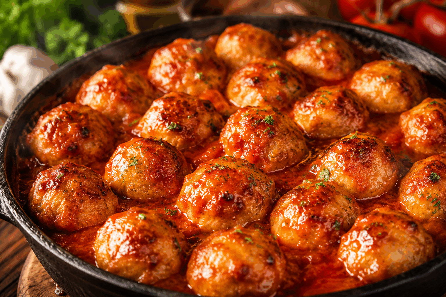 5 minutes pour des boulettes de fromage sans viande, simples et irrésistibles 🔥 Description Ces boulettes de fromage sont une délicieuse alternative végétarienne, rapides à préparer et parfaites pour une entrée ou un apéritif gourmand. Leur texture fondante et leur goût savoureux les rendent irrésistibles, même pour les amateurs de viande. Faciles à personnaliser, elles s’accordent avec de nombreuses sauces et herbes fraîches pour un résultat ultra savoureux. Informations Temps de préparation : 5 minutes Temps de cuisson : 5 minutes Nombre de portions : 12 boulettes Difficulté : Facile Ingrédients Pour les boulettes de fromage 200 g de fromage frais à tartiner (type fromage de chèvre frais ou ricotta) 50 g de parmesan râpé 2 cuillères à soupe de chapelure fine 1 œuf 1 gousse d’ail émincée 2 cuillères à soupe de persil frais haché Sel et poivre du moulin Huile d’olive pour la cuisson Pour l’accompagnement (optionnel) Quelques feuilles de roquette Sauce tomate ou sauce au yaourt aux herbes Préparation Dans un saladier, mélange le fromage frais avec le parmesan, la chapelure, l'œuf, l’ail, le persil, puis assaisonne avec le sel et le poivre. Forme des petites boulettes de la taille d’une noix avec les mains légèrement humides pour éviter que le mélange ne colle. Chauffe une poêle avec un filet d’huile d’olive à feu moyen. Fais cuire les boulettes 3 à 4 minutes en les tournant délicatement pour qu’elles soient dorées et croustillantes sur toutes les faces. Retire les boulettes et dépose-les sur du papier absorbant quelques instants pour éliminer l’excès d’huile. Serre chaud avec une salade de roquette et la sauce de ton choix. Astuces Utilise un fromage frais bien égoutté pour éviter un mélange trop liquide. Pour un goût plus relevé, ajoute un peu de piment d’Espelette ou de paprika fumé à la préparation. Si tu veux une version sans œuf, remplace-le par 1 cuillère à soupe de graines de chia trempées 10 minutes dans de l’eau. Pour des boulettes plus croustillantes, passe-les légèrement dans de la farine avant la cuisson. Service Présente ces boulettes de fromage sur un plat accompagné d’une salade verte ou de roquette fraîche, avec une sauce tomate maison ou un dip au yaourt et fines herbes. Elles seront parfaites à partager en apéritif convivial, ou pour un repas léger accompagné d’un bon pain croustillant.