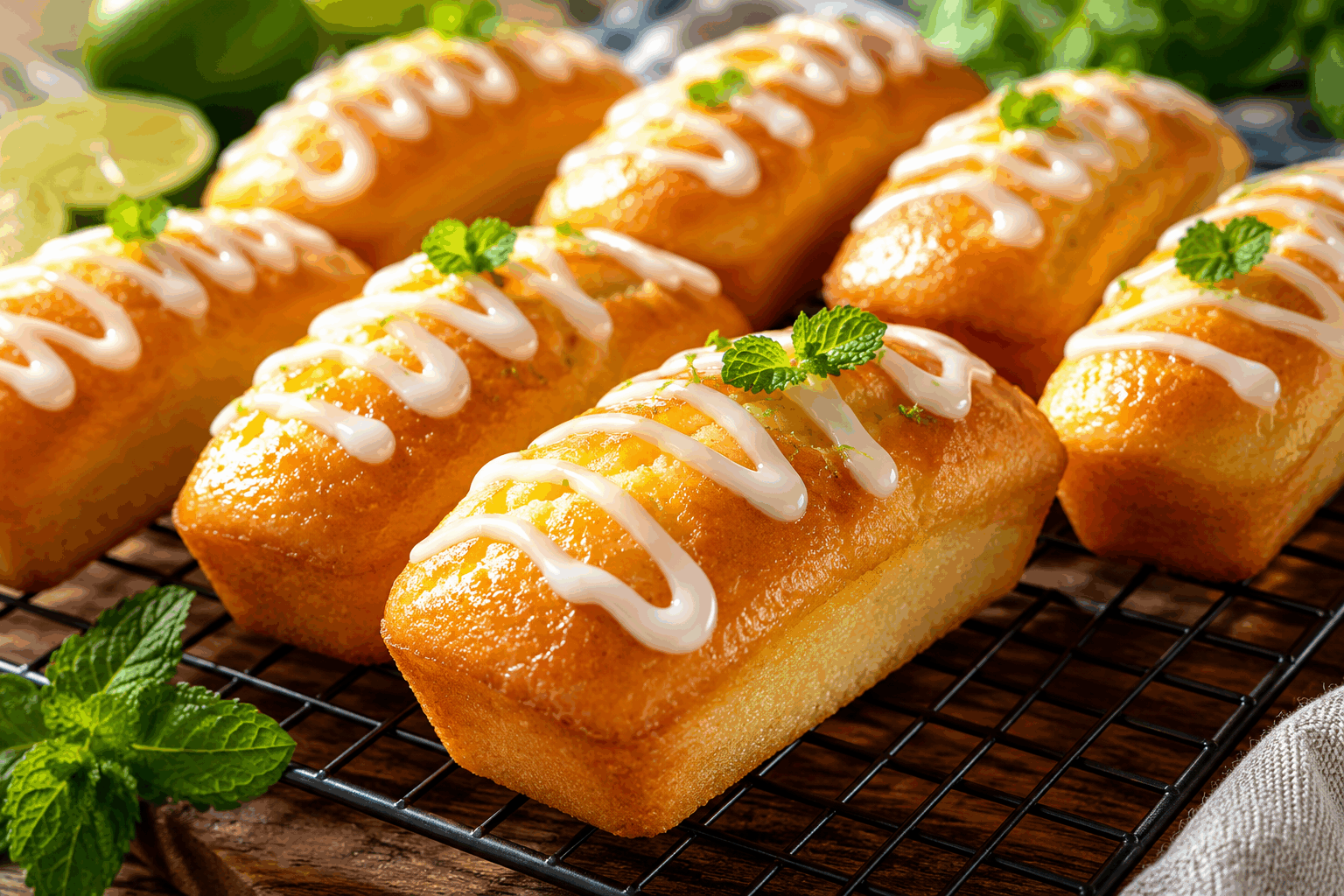 5 minutes pour des mini cakes citron moelleux qui fondent en bouche 😍 Description Ces mini cakes au citron sont de petits délices moelleux et parfumés, à la texture fondante en bouche. Parfaits pour un goûter rapide ou une pause gourmande, ils mettent en valeur la fraîcheur acidulée du citron. Leur taille individuelle les rend très pratiques à partager ou à emporter. Informations Temps de préparation : 5 minutes Temps de cuisson : 15 minutes Nombre de portions : 12 mini cakes Difficulté : Facile Ingrédients Pour la pâte 150 g de farine 100 g de sucre en poudre 2 œufs 100 ml d’huile végétale neutre (tournesol ou colza) 100 ml de lait 1 citron (zeste et jus) 1 sachet de levure chimique (environ 10 g) 1 pincée de sel Préparation Préchauffe le four à 180°C (chaleur statique ou ventilée). Râpe finement le zeste du citron puis presse-le pour en extraire le jus. Dans un saladier, fouette les œufs avec le sucre jusqu’à ce que le mélange blanchisse et devienne mousseux. Ajoute l’huile et le lait, puis incorpore le jus et le zeste de citron. Mélange bien. Tamise ensemble la farine, la levure chimique et la pincée de sel. Incorpore-les délicatement à la préparation liquide sans trop travailler la pâte. Verse la pâte dans des moules à mini cakes ou à muffins, en les remplissant aux 2/3. Enfourne pour 12 à 15 minutes, jusqu’à ce qu’un cure-dent inséré ressorte propre. Laisse tiédir les mini cakes avant de les démouler pour préserver leur texture moelleuse. Astuces Pour un goût de citron encore plus prononcé, ajoute un peu de zeste confit haché dans la pâte. Vérifie la cuisson avec la pointe d’un couteau ou un cure-dent pour éviter que les cakes ne deviennent secs. Tu peux remplacer l’huile végétale par du beurre fondu pour un moelleux légèrement plus gourmand. Conserve les mini cakes dans une boîte hermétique à température ambiante pour qu’ils restent fondants plusieurs jours. Service Serre ces mini cakes citron avec une tasse de thé ou un café en fin d’après-midi. Ils sont également parfaits pour un buffet ou un pique-nique, accompagnés éventuellement d’une salade de fruits frais pour un dessert léger et vitaminé.