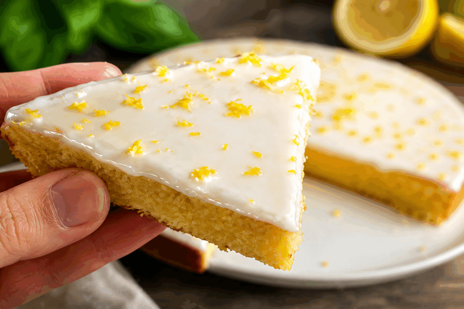 5 minutes pour un gâteau fondant au citron qui fond vraiment dans la bouche 🍋✨ Description Ce gâteau fondant au citron est une explosion de fraîcheur et de douceur, avec une texture moelleuse qui fond littéralement dans la bouche. Sa saveur vive et acidulée en fait un dessert parfait pour une pause gourmande rapide ou une fin de repas légère. Idéal pour les amateurs de citron, ce gâteau se prépare en un temps record sans compromettre le goût. Informations Temps de préparation : 5 minutes Temps de cuisson : 20 minutes Nombre de portions : 6 personnes Difficulté : Facile Ingrédients Pour le gâteau 150 g de farine 120 g de sucre 3 œufs 100 g de beurre fondu 1 citron (zeste et jus) 1 sachet de levure chimique (environ 8 g) 1 pincée de sel Pour le sirop au citron 50 ml d'eau 50 g de sucre 30 ml de jus de citron Préparation Préchauffe le four à 180°C (chaleur tournante de préférence). Dans un saladier, fouette les œufs avec le sucre jusqu’à ce que le mélange blanchisse et devienne mousseux. Ajoute le beurre fondu puis incorpore le zeste et le jus du citron. Incorpore la farine tamisée avec la levure chimique et la pincée de sel en mélangeant délicatement pour ne pas trop travailler la pâte. Verse la pâte dans un moule à cake ou un moule à manqué beurré et fariné. Enfourne pendant environ 20 minutes. Vérifie la cuisson en piquant la pointe d’un couteau au centre, elle doit ressortir propre. Pendant la cuisson, prépare le sirop : porte à ébullition l’eau, le sucre et le jus de citron, puis laisse refroidir. À la sortie du four, arroser immédiatement le gâteau chaud avec le sirop au citron pour qu’il s’imprègne bien. Laisse refroidir avant de démouler et de servir. Astuces Utilise un citron non traité pour pouvoir récupérer le zeste sans problèmes. Pour un gâteau encore plus fondant, laisse reposer le sirop un peu plus longtemps avant de l’utiliser afin qu’il soit bien concentré. Ne mélange pas trop vigoureusement la pâte pour éviter qu’elle ne devienne dense. Le sirop au citron peut être ajusté en sucre selon ton goût : moins sucré si tu préfères un dessert plus acidulé. Service Servez ce gâteau fondant au citron tiède ou à température ambiante, accompagné d’une boule de glace à la vanille ou d’une cuillerée de crème fraîche légère. Il est parfait pour un goûter express, un dessert d’été ou pour clôturer un repas avec une note fraîche et acidulée.