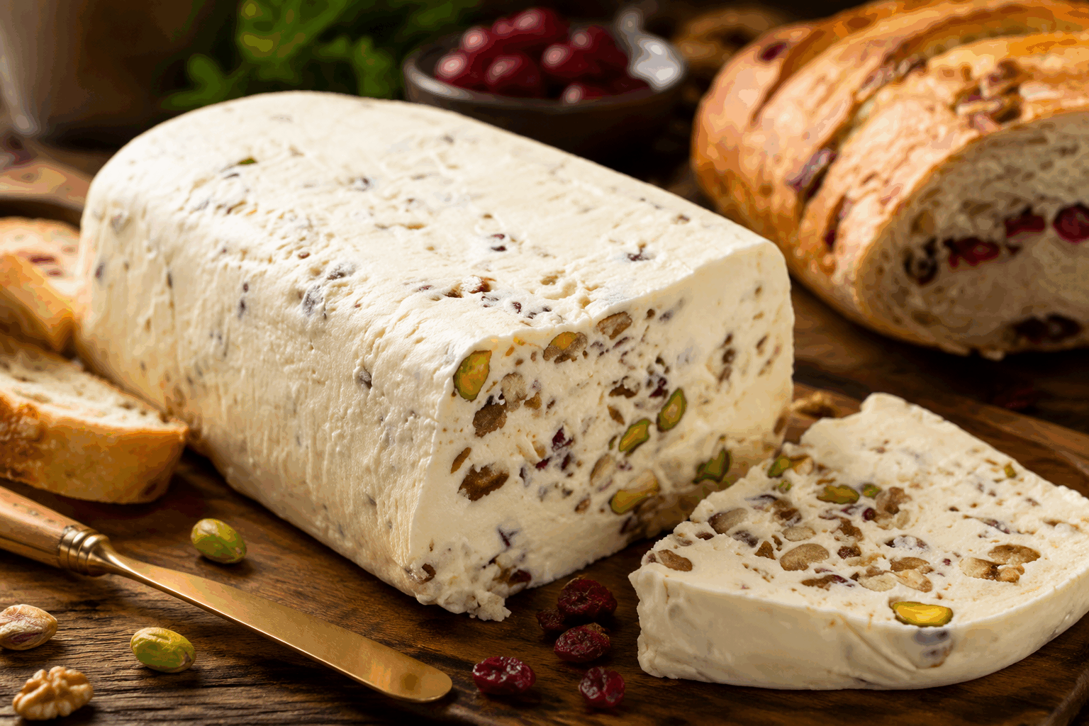 5 minutes pour un nougat de fromage qui impressionne tous vos invités, à tester d&rsquo;urgence ✨
