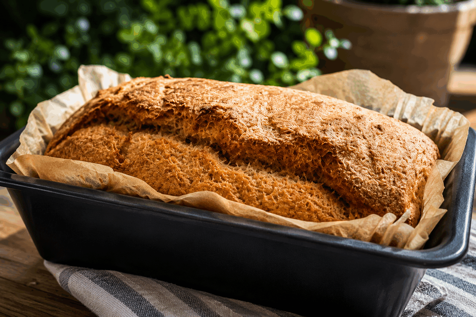 5 minutes pour un pain végan moelleux avec seulement 2 ingrédients, tu vas adorer ! 🔥 Description Ce pain végan moelleux se prépare en un temps record avec seulement deux ingrédients simples. Sa texture légère et tendre en fait un accompagnement parfait ou un snack gourmand à tout moment de la journée. Idéal pour les repas rapides ou les envies soudaines, il plaira à tous les amateurs de cuisine saine et végétale. Informations Temps de préparation : 5 minutes Temps de cuisson : 15 minutes Nombre de portions : 4 petits pains Difficulté : Facile Ingrédients Pour le pain végan moelleux 200 g de farine de pois chiches 250 ml d'eau tiède 1 pincée de sel (facultatif) Préparation Préchauffe le four à 180°C. Dans un bol, mélange la farine de pois chiches et le sel. Verse progressivement l'eau tiède tout en fouettant pour obtenir une pâte lisse et homogène, sans grumeaux. Laisse reposer la pâte 2 à 3 minutes pour qu’elle épaississe légèrement. Verse la pâte dans de petits moules individuels (en silicone ou chemisés de papier sulfurisé) en les remplissant jusqu’à 2/3. Enfourne pour 15 minutes jusqu’à ce que les pains soient légèrement dorés et bien moelleux à l’intérieur. Retire du four et laisse refroidir quelques minutes avant de démouler. Astuces Utilise de la farine de pois chiches fraîche pour éviter un goût trop fort ou amer. Tu peux ajouter des herbes aromatiques (comme du romarin ou du thym) pour parfumer subtilement ton pain. Ne surcharge pas la pâte en eau, elle doit rester légèrement épaisse pour un bon moelleux. Ce pain se conserve 1 à 2 jours dans un torchon propre, ou mieux, au réfrigérateur dans un récipient hermétique. Service Sers ce pain végan moelleux toasté à l’apéritif avec des dips ou en accompagnement d’une soupe ou salade fraîche. Son goût doux et sa texture légère en font un excellent substitut rapide au pain classique, parfait pour un mode de vie sain et gourmand.