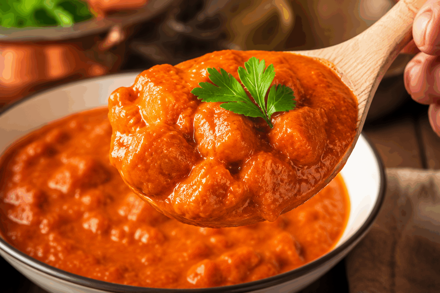5 minutes pour un poulet au beurre crémeux qui réchauffe les cœurs en hiver ❄️👌 Description Ce poulet au beurre crémeux est un plat réconfortant, parfait pour les froides soirées d’hiver. Sa sauce onctueuse et parfumée enveloppe chaque morceau de poulet tendre, offrant une expérience gourmande et chaleureuse. Simple à préparer, il ravira petits et grands par son goût délicat et sa rapidité d’exécution. Informations Temps de préparation : 2 minutes Temps de cuisson : 5 minutes Nombre de portions : 2 personnes Difficulté : Facile Ingrédients Pour le poulet au beurre crémeux 2 blancs de poulet (environ 250 g) 30 g de beurre 10 cl de crème fraîche épaisse 1 gousse d’ail 1 cuillère à soupe d’huile d’olive Sel fin Poivre du moulin 1 pincée de noix de muscade râpée (facultatif) Quelques branches de persil frais Préparation Coupe le poulet en fines escalopes ou en morceaux de taille équivalente pour une cuisson rapide. Émince finement la gousse d’ail et cisèle le persil. Fais chauffer l’huile d’olive et la moitié du beurre dans une poêle à feu moyen-vif. Ajoute le poulet et fais-le cuire 3 minutes en remuant régulièrement pour qu’il dore et soit bien cuit. Réduis le feu, ajoute l’ail émincé, puis le reste du beurre. Laisse-le fondre doucement. Verse la crème fraîche, sale, poivre et ajoute la noix de muscade. Mélange délicatement pour obtenir une sauce onctueuse. Réchauffe 1 à 2 minutes sans faire bouillir la crème, juste assez pour épaissir la sauce. Parseme de persil frais avant de servir. Astuces Pour un goût encore plus riche, remplace la crème fraîche épaisse par une crème entière à 30% de matière grasse. Ne surcharge pas la poêle pour éviter que le poulet ne cuise à la vapeur, il doit bien dorer. Pour une version plus parfumée, ajoute un filet de jus de citron juste avant de servir. Si tu manques de temps, utilise des escalopes très fines pour une cuisson plus rapide et homogène. Service Serre ce poulet au beurre crémeux avec un riz basmati vapeur, des pâtes fraîches ou une purée maison pour un repas complet et réconfortant. Il s’adapte aussi très bien à un accompagnement de légumes croquants sautés. Ce plat simple et rapide est idéal pour un dîner chaleureux en hiver, en famille ou entre amis.