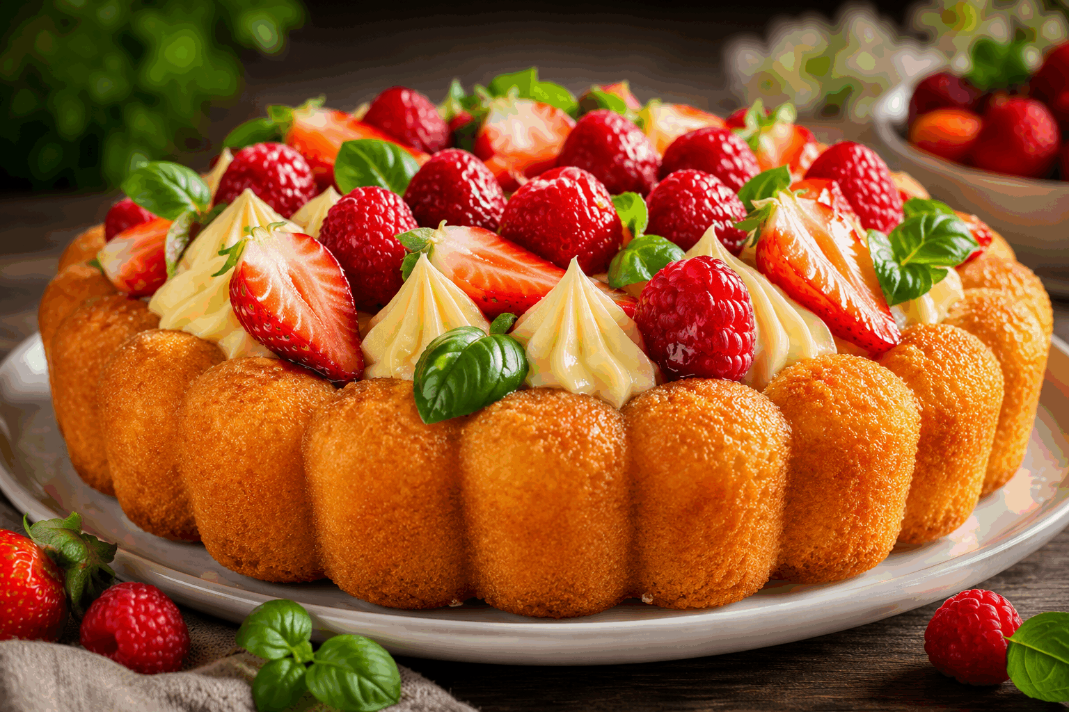 5 minutes pour une tarte renversée aux fruits qui fond dans la bouche ! 🍓👌