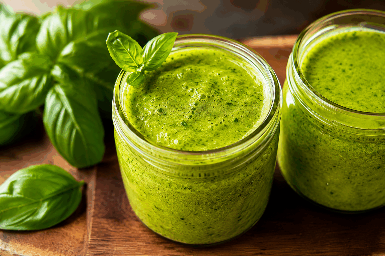 5 minutes top chrono pour une vinaigrette au basilic maison qui va sublimer ta salade 🔥 Description Cette vinaigrette au basilic fraîche et parfumée est parfaite pour relever n’importe quelle salade en un clin d’œil. Grâce à son association d’huile d’olive, de citron et de basilic frais, elle apporte une explosion de saveurs estivales et gourmandes. Idéale pour les repas légers ou les pique-niques, elle s’adapte à toutes les salades vertes ou composées. Informations Temps de préparation : 5 minutes Temps de cuisson : 0 minute Nombre de portions : 4 personnes Difficulté : Facile Ingrédients Pour la vinaigrette au basilic 6 cuillères à soupe d’huile d’olive extra vierge 1 cuillère à soupe de vinaigre de cidre ou de vinaigre balsamique blanc 1 cuillère à soupe de jus de citron frais 1 cuillère à café de miel liquide ou de sirop d’agave 6 feuilles de basilic frais 1 petite gousse d’ail Sel fin, selon goût Poivre du moulin, selon goût Préparation Lave et sèche soigneusement les feuilles de basilic. Pèle la gousse d’ail et coupe-la en deux pour retirer le germe si tu souhaites une vinaigrette moins forte. Dans un bol, dépose les feuilles de basilic, l’ail, le miel, le jus de citron et le vinaigre. À l’aide d’un pilon ou d’une cuillère, écrase doucement le basilic et l’ail avec le liquide pour bien libérer les arômes. Verse petit à petit l’huile d’olive en fouettant vigoureusement pour émulsionner la vinaigrette. Assaisonne avec le sel et le poivre selon ton goût, puis goûte et ajuste l’acidité ou le sucré si besoin. Utilise immédiatement ou conserve au réfrigérateur dans un petit récipient hermétique pendant 24 heures maximum. Astuces Pour une version encore plus onctueuse, ajoute une cuillère à café de moutarde douce. Réduis la quantité d’huile d’olive si tu préfères une vinaigrette plus légère. Le basilic frais est indispensable pour le parfum : évite les herbes séchées. Si tu n’as pas de vinaigre de cidre, un vinaigre balsamique blanc ou un vinaigre de vin blanc conviendra très bien. Service Verse cette vinaigrette sur une salade verte composée de jeunes pousses, tomates cerises et mozzarella pour un repas frais et savoureux. Elle accompagne aussi parfaitement une salade de pâtes ou de légumes grillés. Idéale pour un déjeuner rapide, elle donnera une touche méditerranéenne et estivale à tes plats.