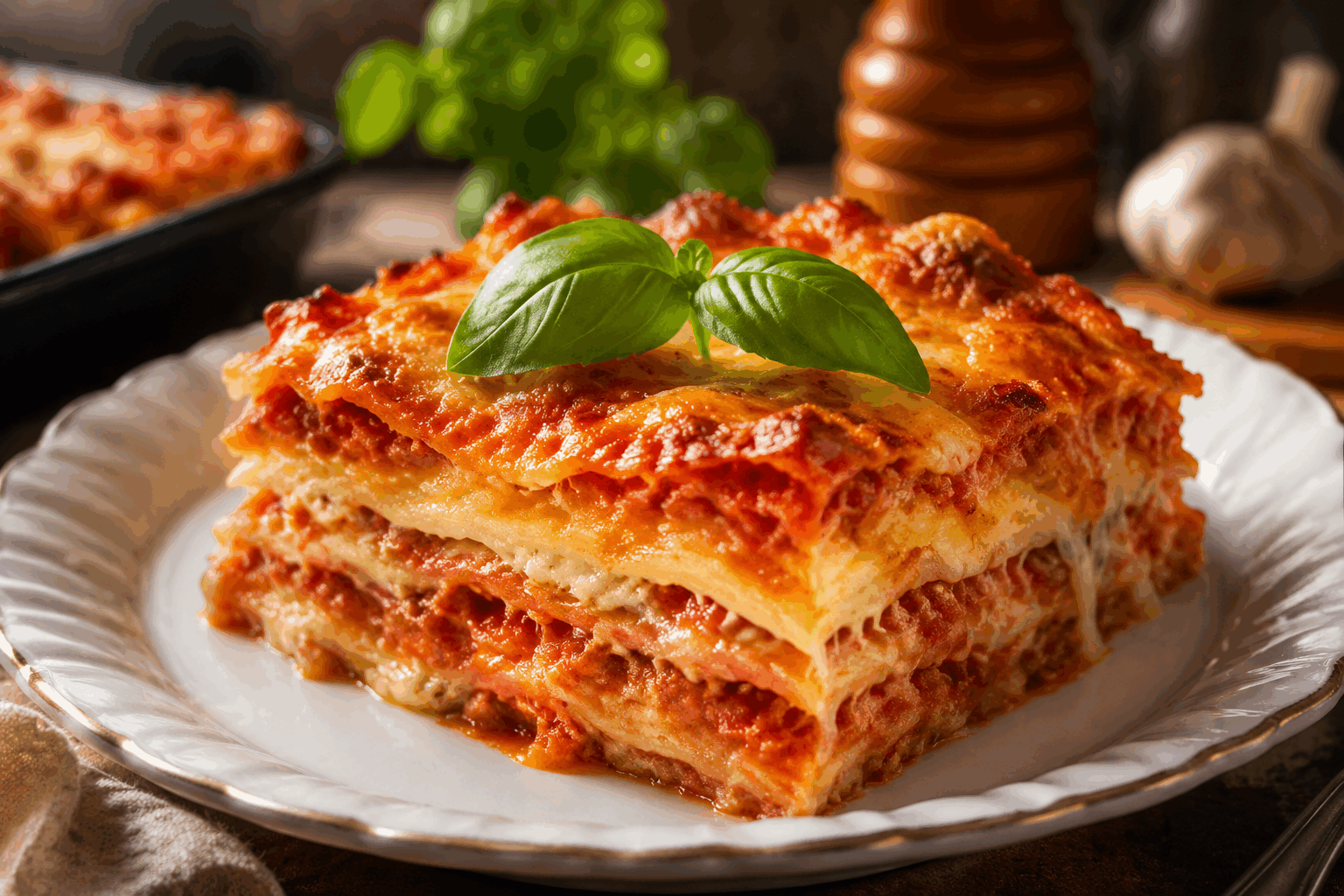 Aubergines à la parmigiana : la recette secrète de famille qui fait fondre tout le monde 😍 Description Les aubergines à la parmigiana sont un plat traditionnel italien, savoureux et réconfortant. Superposées avec une sauce tomate maison, du parmesan et de la mozzarella fondante, elles dévoilent une texture douce et fondante en bouche. Idéales pour un repas convivial en famille ou entre amis, elles font toujours l’unanimité grâce à leur saveur riche et leur belle présentation dorée. Informations Temps de préparation : 30 minutes Temps de cuisson : 45 minutes Nombre de portions : 6 personnes Difficulté : Moyenne Ingrédients Pour les aubergines 3 grandes aubergines 5 cuillères à soupe d’huile d’olive Sel Pour la sauce tomate 800 g de tomates pelées en conserve ou fraîches 2 gousses d’ail 1 petit oignon 3 cuillères à soupe d’huile d’olive Quelques feuilles de basilic frais Sel et poivre 1 cuillère à café de sucre (optionnel) Pour le montage 200 g de mozzarella 100 g de parmesan râpé Quelques feuilles de basilic frais pour la décoration Préparation Lave les aubergines puis coupe-les en tranches d’environ 1 cm d’épaisseur. Sale légèrement chaque tranche et laisse-les dégorger dans une passoire pendant 30 minutes pour enlever l’amertume. Rince et sèche-les ensuite avec un papier absorbant. Prépare la sauce tomate : émince finement l’oignon et écrase les gousses d’ail. Chauffe l’huile d’olive dans une casserole, fais revenir l’oignon et l’ail jusqu’à ce qu’ils soient translucides. Ajoute les tomates, le sel, le poivre et le sucre. Laisse mijoter à feu doux pendant 30 minutes en remuant de temps en temps. Ajoute les feuilles de basilic à la fin et retire du feu. Fais chauffer 2 cuillères à soupe d’huile d’olive dans une grande poêle. Fais revenir les tranches d’aubergine 2-3 minutes de chaque côté jusqu’à ce qu’elles soient légèrement dorées. Tu peux aussi les cuire au four sur une plaque recouverte de papier sulfurisé à 200°C pendant 15 minutes pour une version plus légère. Préchauffe le four à 180°C (chaleur statique). Dans un plat à gratin, étale une fine couche de sauce tomate au fond. Dispose une couche d’aubergines, recouvre de sauce tomate, ajoute des morceaux de mozzarella puis saupoudre de parmesan. Répète l’opération en finissant par une couche généreuse de parmesan. Enfourne pendant 30 minutes, jusqu’à ce que le dessus soit bien doré et gratiné. Laisse reposer 10 minutes avant de servir pour que les saveurs se mélangent bien et que les parts tiennent mieux. Astuces Pour éviter que les aubergines ne soient trop aqueuses, sale-les et laisse-les dégorger au préalable. Utilise de la mozzarella entière et pas de la râpée pour un meilleur fondant. Si tu veux gagner du temps, prépare la sauce tomate la veille, elle n’en sera que meilleure. Tu peux varier avec un peu de parmesan vieilli pour plus de caractère. Service Sers les aubergines à la parmigiana chaudes ou tièdes, accompagnées d’une salade verte croquante ou d’un plat de pâtes fraîches. Ce plat est parfait pour un dîner familial ou une occasion spéciale où l’on souhaite régaler ses convives avec une recette authentique et généreuse.