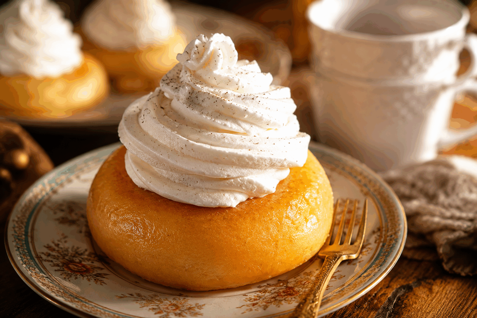 Baba au rhum express en 5 minutes, sans levure et toujours moelleux 🥃✨ Description Le baba au rhum est un dessert traditionnel français originaire de Lorraine, reconnaissable par son aspect moelleux et sa texture légère. Cette version express, sans levure, permet de réaliser un gâteau imbibé de rhum en seulement 5 minutes de préparation, tout en conservant un moelleux incomparable. Idéal pour une envie gourmande de dernière minute ou un dessert improvisé. Informations Temps de préparation : 5 minutes Temps de cuisson : 20 minutes Nombre de portions : 6 personnes Difficulté : Facile Ingrédients Pour le baba 150 g de farine 3 œufs 50 g de sucre en poudre 100 ml de lait tiède 1 cuillère à café de levure chimique 1 pincée de sel 30 g de beurre fondu Pour le sirop au rhum 200 ml d'eau 100 g de sucre en poudre 50 ml de rhum ambré 1 cuillère à soupe de jus de citron Préparation Préchauffe le four à 180°C (th.6). Dans un saladier, bats les œufs avec le sucre jusqu'à ce que le mélange blanchisse et devienne mousseux. Ajoute le lait tiède, puis incorpore la farine tamisée avec la levure chimique et la pincée de sel. Mélange bien pour obtenir une pâte lisse et homogène. Incorpore enfin le beurre fondu et mélange délicatement. Verse la pâte dans un moule à baba ou dans un moule à savarin, beurré si nécessaire. Enfourne pour 20 minutes, vérifie la cuisson avec la lame d'un couteau qui doit ressortir sèche. Pendant ce temps, prépare le sirop : porte à ébullition l'eau avec le sucre et le jus de citron, puis hors du feu ajoute le rhum. Démoule le baba dès la sortie du four et immerge-le immédiatement dans le sirop tiède pour qu'il s'imbibe bien. Laisse reposer 10 minutes pour que le baba absorbe entièrement le sirop, égoutte-le légèrement avant de servir. Astuces Pour un baba encore plus moelleux, utilise du lait tiède et ne travaille pas trop la pâte une fois la farine ajoutée. Si tu ne souhaites pas utiliser d’alcool, remplace le rhum par de l’eau de fleur d’oranger pour un arôme subtil. Le sirop imbibé peut être réchauffé légèrement avant de plonger le gâteau, cela favorisera une meilleure absorption. Pour varier, ajoute des zestes d’orange ou de citron dans la pâte ou dans le sirop. Service Serre ce baba au rhum express nappé de chantilly, accompagné de fruits frais comme des fraises ou des framboises. C’est un dessert parfait pour un goûter improvisé ou une fin de repas festive où la rapidité ne sacrifie rien à la gourmandise.