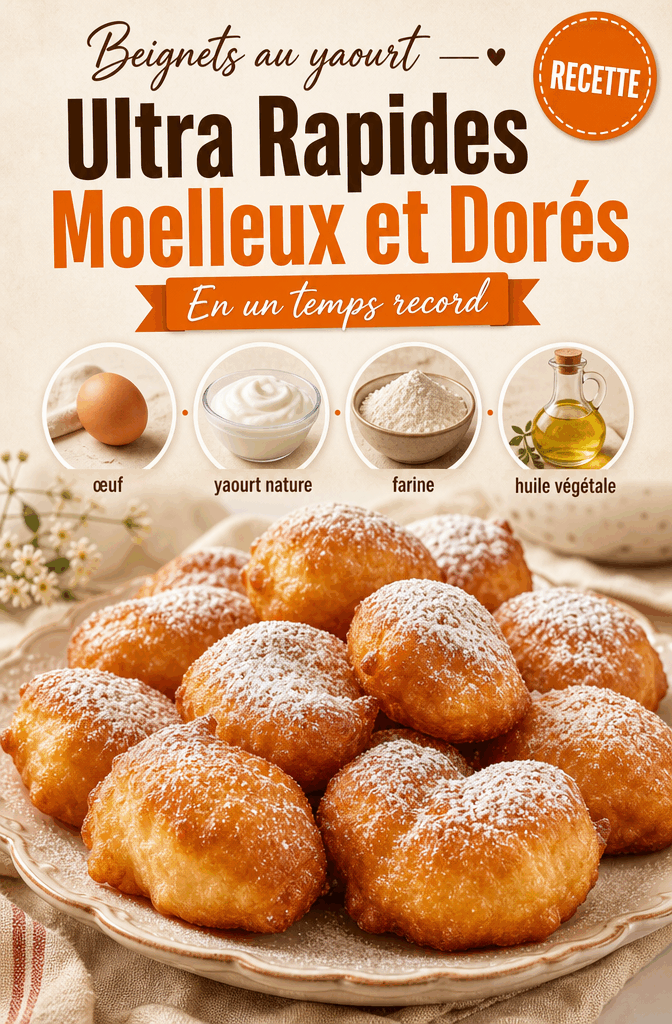 Beignets au Yaourt Ultra Rapides : Moelleux et Dorés en Un Temps Record