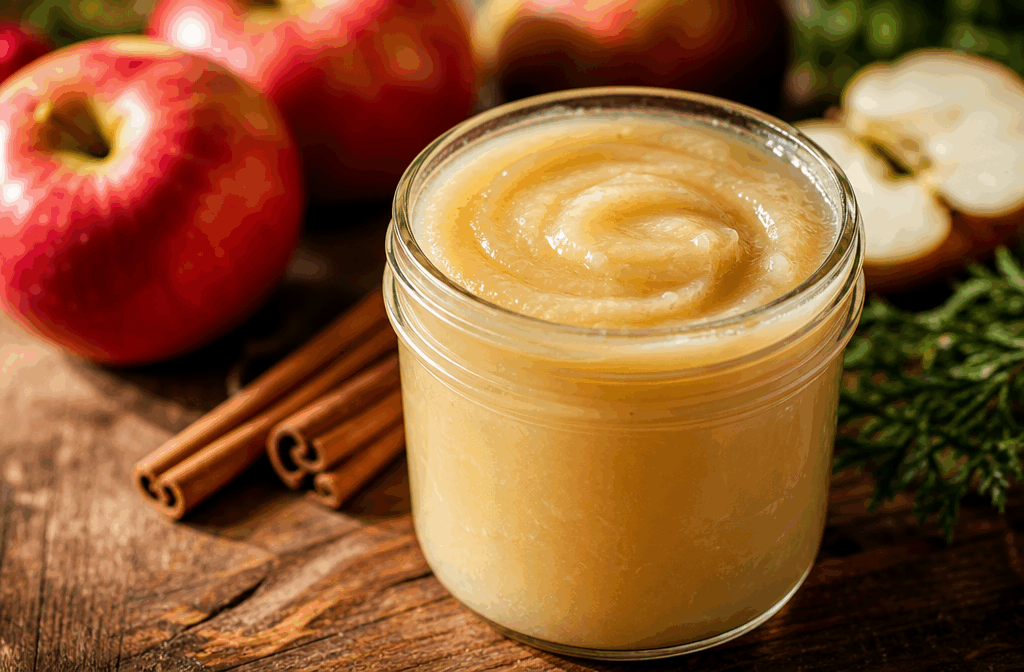 Beurre de pommes maison en 5 minutes, la tartinade qui fait craquer tous les gourmands 😍 Description Le beurre de pommes est une tartinade onctueuse et parfumée, obtenue en réduisant des pommes en une purée lisse et concentrée. Sa saveur douce et légèrement acidulée en fait un accompagnement gourmand parfait pour le petit-déjeuner ou les goûters. Cette recette express vous permet de préparer un beurre de pommes maison en seulement 5 minutes, idéal pour les gourmands pressés. Informations Temps de préparation : 5 minutes Temps de cuisson : 0 minutes (cuisson minute ou utilisation de pommes très mûres) Nombre de portions : 4 à 6 portions Difficulté : Facile Ingrédients Pour le beurre de pommes 400 g de pommes (variété douce comme la Golden ou la Gala) 2 cuillères à soupe de sucre roux 1 cuillère à café de cannelle en poudre 1 cuillère à soupe de jus de citron 1 cuillère à soupe d’eau Préparation Épluchez les pommes et coupez-les en petits morceaux pour faciliter la réduction. Placez les morceaux de pommes dans un bol adapté au micro-ondes. Ajoutez le sucre roux, la cannelle, le jus de citron et l’eau puis mélangez bien pour répartir les épices et le sucre. Couvrez le bol d’un film plastique micro-ondable ou d’un couvercle et faites chauffer 3 minutes à puissance maximale pour attendrir les pommes rapidement. Mixez ensuite les pommes chaudes à l’aide d’un mixeur plongeant ou d’un blender jusqu’à obtenir une texture lisse et crémeuse. Si le mélange est trop liquide, faites épaissir en réchauffant 1 à 2 minutes supplémentaires sans couvrir, en remuant régulièrement. Astuces Choisissez des pommes bien mûres pour un goût plus sucré et une texture plus facile à réduire. Vous pouvez remplacer la cannelle par de la vanille ou un mélange d’épices comme la muscade pour varier les saveurs. Conservez votre beurre de pommes dans un pot hermétique au réfrigérateur jusqu’à une semaine. Pour une version sans sucre ajouté, augmentez la quantité de pommes sucrées et zestez un peu de citron pour relever la saveur. Service Servez ce beurre de pommes maison tartiné sur du pain grillé, des crêpes ou des pancakes. Il accompagne aussi parfaitement les fromages frais ou les yaourts nature. Idéal pour un goûter rapide ou un petit-déjeuner gourmand en toute simplicité.