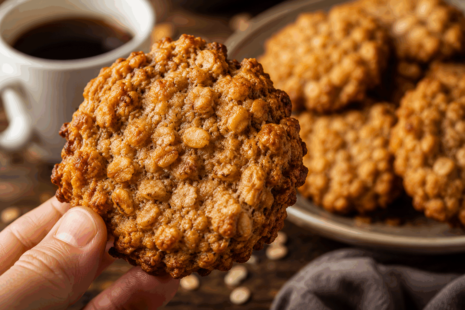 Biscuits aux pommes sans farine ni gluten, juste 3 ingrédients et un goût magique ✨ Description Ces biscuits moelleux et fruités allient la douceur naturelle de la pomme à la simplicité d’une recette sans farine ni gluten. Avec seulement trois ingrédients, ils offrent une saveur irrésistible et une texture fondante, parfaite pour une collation saine ou un goûter léger. Faciles et rapides à préparer, ils conviennent aussi bien aux intolérants au gluten qu’aux amateurs de snacks naturels. Informations Temps de préparation : 10 minutes Temps de cuisson : 20 minutes Nombre de portions : 12 biscuits Difficulté : Facile Ingrédients Pour les biscuits 2 pommes moyennes (environ 300 g) 2 œufs 100 g de poudre d'amandes Préparation Préchauffe le four à 180°C (th. 6). Épluche les pommes, enlève le cœur puis râpe-les finement ou mixe-les pour obtenir une purée légère. Dans un saladier, bats les œufs en omelette. Ajoute la purée de pommes et mélange bien pour homogénéiser. Incorpore la poudre d'amandes et remue jusqu’à obtenir une pâte épaisse mais malléable. Sur une plaque recouverte de papier sulfurisé, dépose des petits tas de pâte à l’aide de deux cuillères, en les espaçant légèrement. Enfourne pour 20 minutes, jusqu’à ce que les biscuits soient dorés et légèrement fermes au toucher. Laisse refroidir avant de décoller les biscuits doucement du papier pour éviter qu’ils ne se cassent. Astuces Choisis des pommes bien mûres et sucrées pour rehausser naturellement le goût. Tu peux remplacer la poudre d'amandes par de la poudre de noisettes pour varier les saveurs. Pour plus de gourmandise, ajoute une pincée de cannelle ou d’extrait de vanille dans la pâte. Conserve les biscuits dans une boîte hermétique à température ambiante pendant 2 à 3 jours. Service Servez ces biscuits nature pour accompagner un thé ou un café, ou agrémentez-les d’une cuillère de yaourt grec et d’un filet de miel pour un dessert léger et sain. Ils sont parfaits pour une pause douceur à tout moment de la journée.