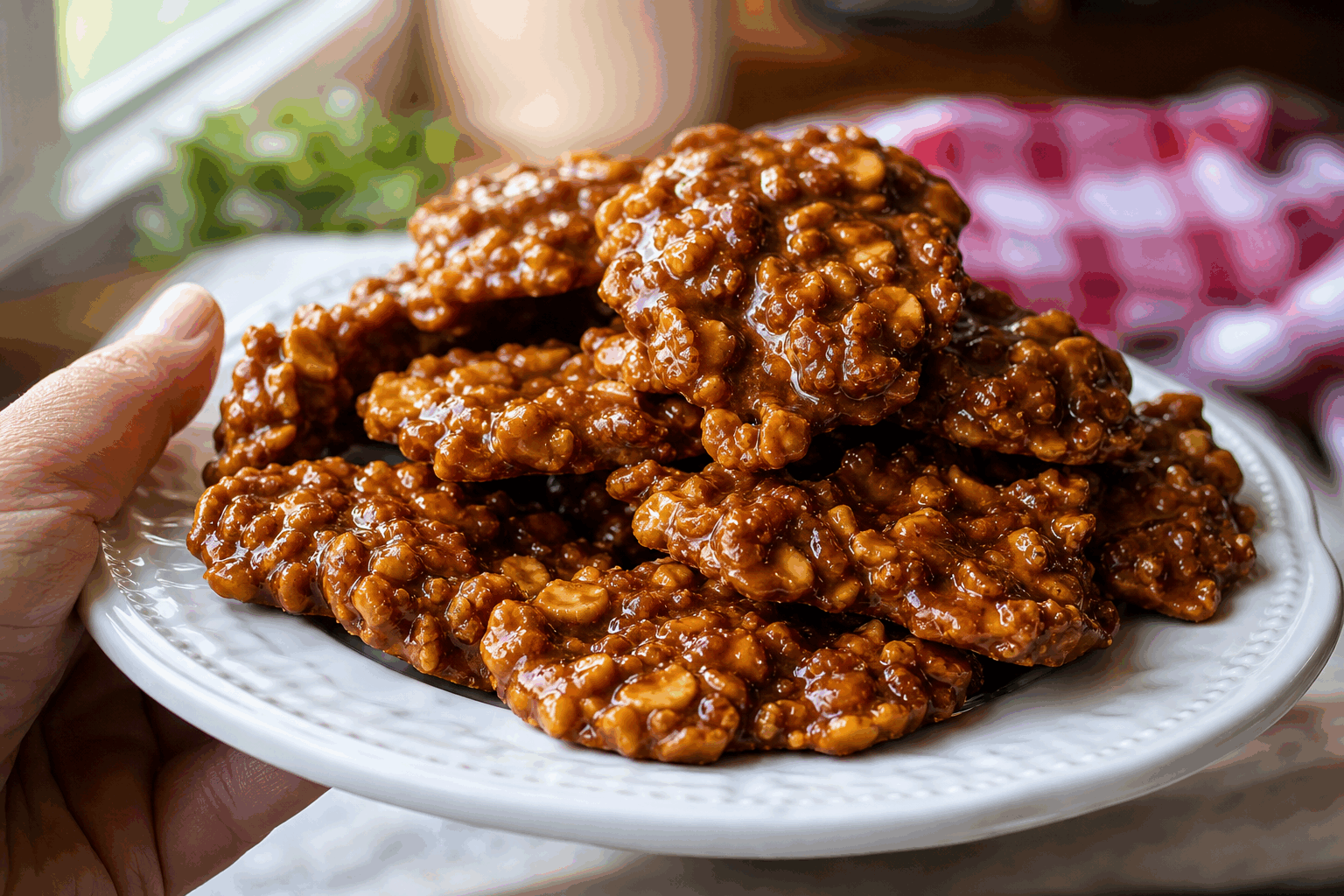 Biscuits de la forêt sans farine ni four, 3 ingrédients en 5 minutes à croquer 🔥