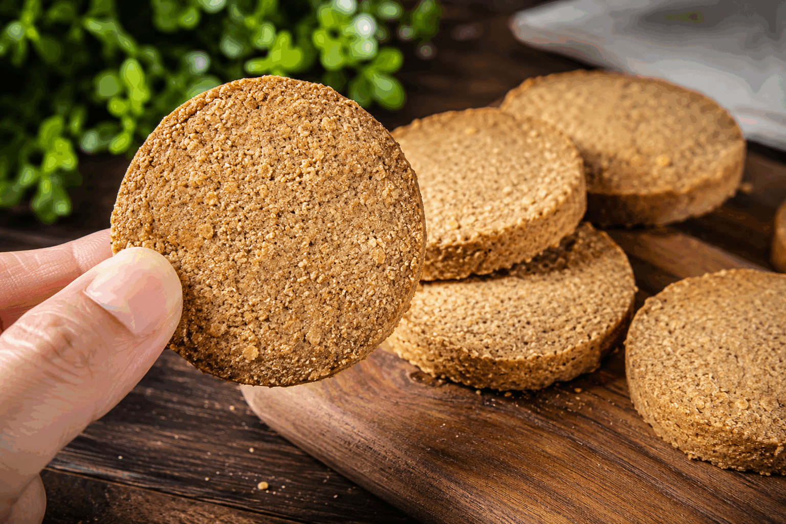 Biscuits express sans farine ni sucre, prêt en 5 minutes pour un petit-déj parfait 🔥 Description Ces biscuits express sont une alternative saine et rapide, sans farine ni sucre raffiné. Moelleux et naturellement sucrés, ils conviennent parfaitement pour un petit-déjeuner léger ou une collation énergisante. Idéal pour les matins pressés ou pour ceux qui privilégient une alimentation équilibrée. Informations Temps de préparation : 3 minutes Temps de cuisson : 5 minutes Nombre de portions : 6 biscuits Difficulté : Facile Ingrédients Pour les biscuits 2 bananes bien mûres (environ 200 g) 100 g de flocons d'avoine 30 g de poudre d'amandes 1 cuillère à café de cannelle en poudre 1 cuillère à café d’extrait de vanille 30 g de pépites de chocolat noir (optionnel) Une pincée de sel Préparation Préchauffe le four à 180°C et prépare une plaque avec du papier cuisson. Écrase les bananes dans un bol jusqu’à obtenir une purée lisse. Ajoute les flocons d’avoine, la poudre d’amandes, la cannelle, l’extrait de vanille et le sel. Mélange jusqu’à obtenir une pâte homogène. Incorpore les pépites de chocolat si désiré. Forme des petits tas de pâte sur la plaque, aplatis-les légèrement avec le dos d’une cuillère. Enfourne pour environ 5 minutes, jusqu’à ce que les biscuits soient dorés sur les bords. Laisse refroidir quelques minutes avant de déguster. Astuces Utilise des bananes bien mûres pour une meilleure douceur naturelle. Pour une version sans gluten, vérifie que les flocons d’avoine sont certifiés sans gluten. Remplace les pépites de chocolat par des raisins secs ou des noix selon tes goûts. Conserve les biscuits dans une boîte hermétique pendant 2 jours pour garder leur moelleux. Service Servez ces biscuits tièdes ou à température ambiante, accompagnés d’un yaourt nature ou d’une boisson chaude (thé, café, lait végétal). Ils sont parfaits pour un petit-déjeuner rapide, sain et gourmand, ou en collation à tout moment de la journée.