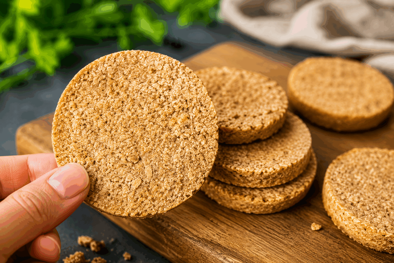 Biscuits maison au goût bluffant, prêts en 5 minutes sans sucre ni farine 🍪✨ Description Ces biscuits rapides et sains sont parfaits pour une pause gourmande sans culpabilité. Naturellement doux et moelleux, ils ne contiennent ni farine ni sucre ajouté, ce qui les rend adaptés à tous les régimes. Leur texture fondante et leur goût subtil de fruits secs en font un encas délicieux, prêt en un temps record ! Informations Temps de préparation : 5 minutes Temps de cuisson : 12 minutes Nombre de portions : 12 biscuits Difficulté : Facile Ingrédients Pour les biscuits 200 g de flocons d’avoine 150 g de banane bien mûre (environ 1 grosse banane) 50 g de purée d’amande complète 50 g de raisins secs ou de dattes dénoyautées finement hachées 1 cuillère à café d’extrait de vanille 1/2 cuillère à café de cannelle en poudre 1 pincée de sel 1 cuillère à soupe d’huile de coco fondue (optionnelle pour plus de moelleux) Préparation Préchauffe ton four à 180°C (chaleur tournante de préférence) et prépare une plaque recouverte de papier cuisson. Écrase la banane dans un grand bol jusqu’à obtenir une purée homogène. Ajoute la purée d’amande, l’extrait de vanille, la cannelle et l’huile de coco fondue. Mélange bien pour combiner. Incorpore les flocons d’avoine, les raisins secs (ou dattes hachées) et la pincée de sel. Mélange jusqu’à obtenir une pâte collante mais uniforme. Forme des petits tas de pâte sur la plaque, en les espaçant car ils s’étalent légèrement. Aplatis-les légèrement avec le dos d’une cuillère. Enfourne pour 12 minutes environ, jusqu’à ce que les biscuits soient dorés sur les bords. Laisse refroidir quelques minutes sur la plaque avant de les transférer sur une grille pour qu’ils durcissent légèrement. Astuces Pour varier les saveurs, remplace la cannelle par de la poudre de cacao ou de la cardamome. Si tu souhaites un goût plus sucré, ajoute un filet de sirop d’érable ou de miel dans la pâte. Utilise des flocons d’avoine sans gluten si besoin pour une version totalement sans gluten. Conserve les biscuits dans une boîte hermétique à température ambiante pendant 3 à 4 jours maximum. Service Ces biscuits se dégustent aussi bien au petit-déjeuner qu’en goûter avec une tasse de thé ou de café. Ils peuvent aussi accompagner un yaourt nature ou un smoothie pour un encas équilibré et rapide à préparer. Parfaits pour une pause saine et gourmande au quotidien !