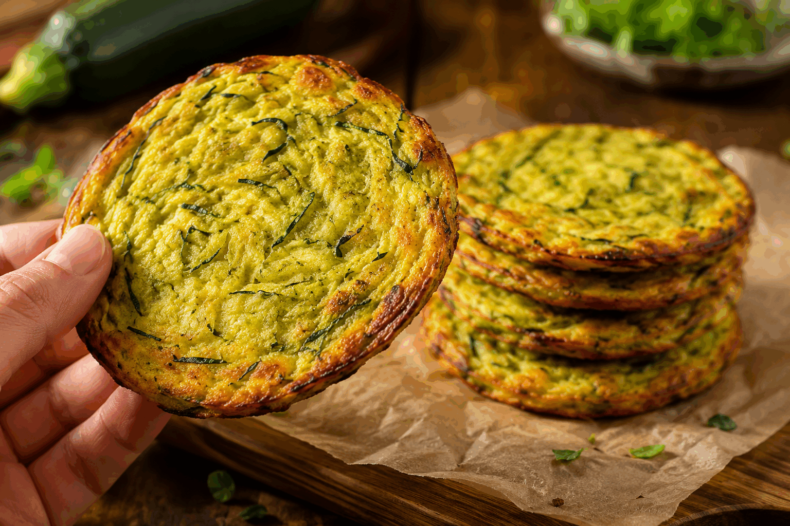 Bouchées de courgettes en 2 ingrédients, sans farine ni fromage, prêtes en 5 minutes 🥒✨ Description Ces bouchées de courgettes sont une recette simple et rapide, parfaite pour une collation saine ou un apéritif léger. Sans farine ni fromage, elles mettent en valeur la texture et la saveur naturelle de la courgette, relevées juste ce qu’il faut. Prêtes en seulement 5 minutes, elles conviennent aux cuisiniers pressés cherchant une alternative fraîche et légère. Informations Temps de préparation : 5 minutes Temps de cuisson : 0 minute (optionnel) Nombre de portions : 4 personnes (environ 12 bouchées) Difficulté : Facile Ingrédients Pour les bouchées 2 courgettes moyennes (environ 400 g) 2 cuillères à soupe de crème fraîche épaisse ou de yaourt grec nature (125 g) Assaisonnement 1 pincée de sel Poivre du moulin selon le goût Préparation Lave les courgettes puis râpe-les finement à l’aide d’une râpe à gros trous. Place-les dans une passoire, presse légèrement pour éliminer l’excès d’eau afin d’éviter que les bouchées soient trop humides. Dans un bol, mélange les courgettes râpées avec la crème fraîche (ou le yaourt grec) jusqu’à obtenir une préparation homogène. Sale et poivre selon ton goût, puis mélange de nouveau. Forme des petites bouchées à l’aide d’une cuillère et dépose-les sur une assiette ou un plat de service. Serre immédiatement ou garde au frais avant de servir pour un effet encore plus frais. Astuces Pour une touche de fraîcheur, ajoute une cuillère à café de menthe ciselée ou de basilic frais dans la préparation. Si tu souhaites une texture plus ferme, laisse reposer la préparation 10 minutes au réfrigérateur avant de former les bouchées. Tu peux remplacer la crème fraîche par du fromage blanc 0% pour une option plus légère. Ces bouchées se dégustent aussi très bien enroulées dans une tranche de jambon cru ou de saumon fumé. Service Dispose les bouchées sur un plateau avec un peu de verdure (feuilles de roquette ou de mâche) pour une présentation fraîche et colorée. Elles conviennent parfaitement en apéritif léger, lors d’un brunch ou comme entrée estivale. Accompagne-les d’une boisson fraîche et savoure un moment simple et sain.