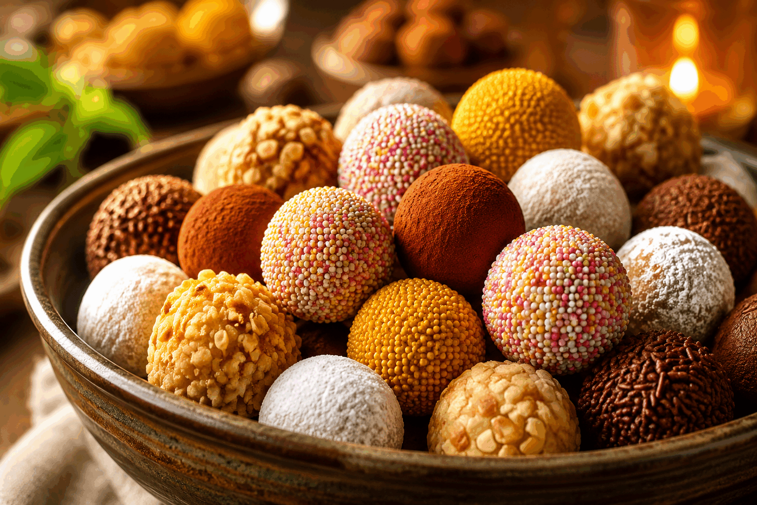 Boules tiramisu sans œufs ni farine, prêtes en 5 minutes pour vos fêtes ✨ Description Ces boules tiramisu revisitées sont une gourmandise légère et facile à réaliser, sans œufs ni farine. Elles offrent toute la douceur et le crémeux du tiramisu classique, avec une texture fondante et une saveur délicatement caféinée. Idéales pour vos fêtes ou apéritifs gourmands, elles se préparent en un rien de temps et raviront vos invités. Informations Temps de préparation : 5 minutes Temps de cuisson : 0 minutes Nombre de portions : 12 pièces Difficulté : Facile Ingrédients Pour les boules tiramisu 250 g de mascarpone 200 g de biscuits à la cuillère sans farine (ou biscuits sans gluten) 100 ml de café fort refroidi 50 g de sucre glace 1 cuillère à café d’extrait de vanille 2 cuillères à soupe de cacao en poudre non sucré 2 cuillères à soupe de liqueur de café (optionnel) Quelques cuillères à soupe de lait ou boisson végétale (pour ajuster la texture) Préparation Dans un grand saladier, émiette finement les biscuits à la cuillère en ajoutant petit à petit le café refroidi et la liqueur de café si vous en utilisez, jusqu’à obtenir une consistance sableuse légèrement humide. Dans un autre récipient, mélange le mascarpone avec le sucre glace et l’extrait de vanille jusqu’à obtenir une crème lisse et homogène. Incorpore délicatement la moitié de la poudre de biscuits dans la crème mascarpone, en mélangeant juste assez pour combiner les ingrédients sans casser la texture. Verse le reste des biscuits dans la préparation et ajoute le lait ou boisson végétale cuillère par cuillère afin d’obtenir une texture malléable et facile à façonner en boules. Avec les mains humides, forme environ 12 boules à partir du mélange et place-les sur un plat ou une grille recouverte de papier cuisson. Roulez chaque boule dans le cacao en poudre pour les enrober uniformément. Réserve au réfrigérateur pendant au moins 30 minutes pour que les saveurs se mêlent bien, ou servez immédiatement pour un effet fraîcheur instantané. Astuces Utilise des biscuits sans farine ou sans gluten pour respecter la consigne et garantir une texture agréable. Si la préparation est trop sèche, ajoute un peu plus de lait ou de boisson végétale pour assouplir. Pour une version encore plus gourmande, ajoute quelques pépites de chocolat noir dans la pâte à boules. Tu peux remplacer le café par un café décaféiné ou un sirop de caramel pour varier les plaisirs. Service Présente ces boules tiramisu sans œufs ni farine sur un joli plat décoré de feuilles de menthe fraîche ou saupoudrées d’un peu de cacao supplémentaire. Elles sont parfaites en fin de repas ou en apéritif gourmand pour vos fêtes, accompagnées d’un café ou d’un verre de liqueur douce.