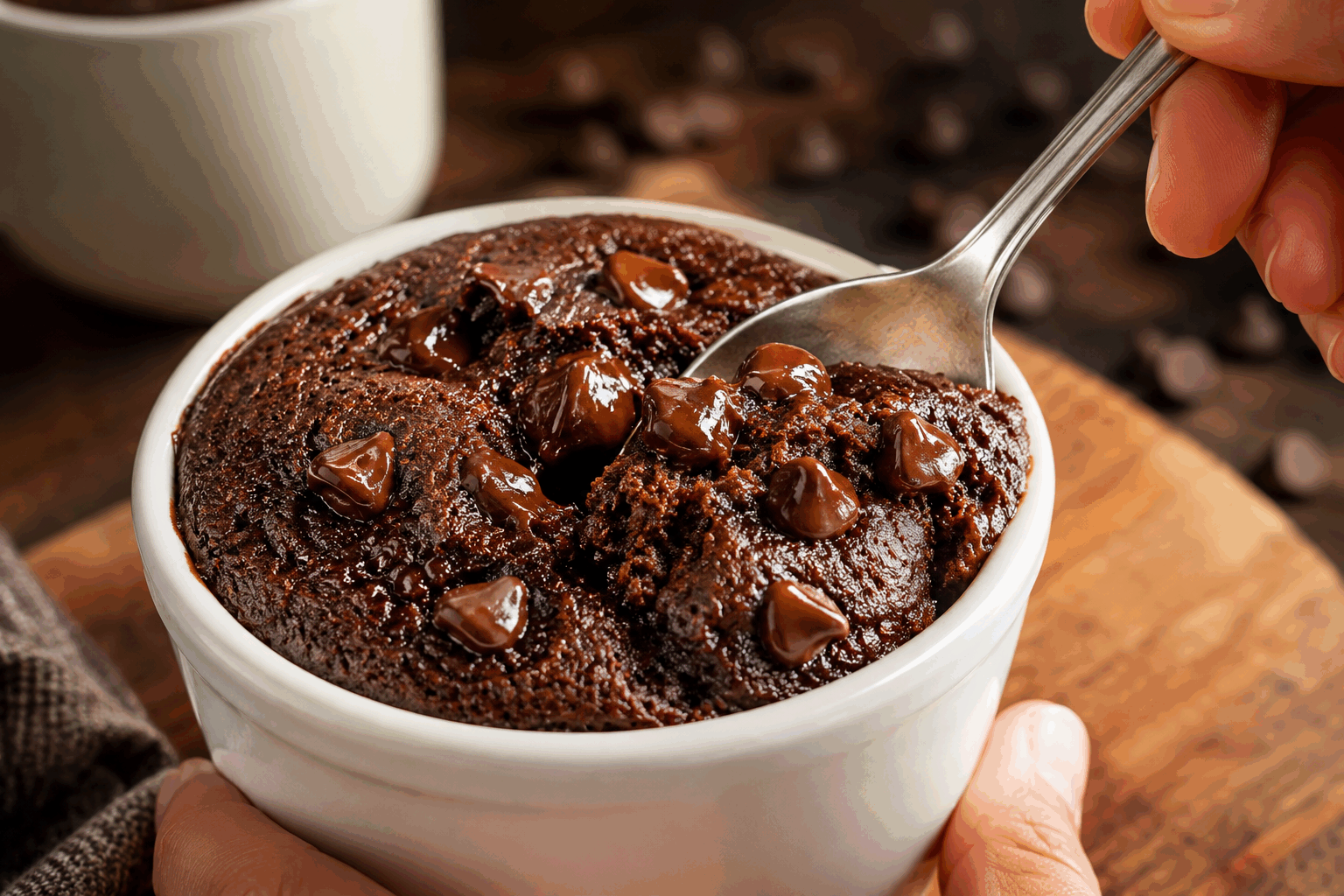 Brownie aux flocons d’avoine, sans sucre ni œufs, prêt en 5 minutes ✨ Description Ce brownie sain et rapide combine la douceur naturelle des bananes avec la texture généreuse des flocons d’avoine. Sans sucre ajouté ni œufs, il convient parfaitement aux régimes végétariens et aux amateurs de desserts légers. Idéal pour une collation gourmande en toute simplicité, prêt en un clin d’œil. Informations Temps de préparation : 5 minutes Temps de cuisson : 15 minutes Nombre de portions : 6 parts Difficulté : Facile Ingrédients Pour la pâte 150 g de flocons d’avoine 2 bananes mûres (environ 200 g) 30 g de cacao en poudre non sucré 60 ml de lait végétal (amande, soja ou avoine) 1 cuillère à café d’extrait de vanille 1 cuillère à café de levure chimique 1 pincée de sel 30 g de pépites de chocolat noir (optionnel) Préparation Préchauffe le four à 180°C (chaleur statique). Dans un grand bol, écrase les bananes à la fourchette jusqu’à obtenir une purée lisse. Ajoute les flocons d’avoine, le cacao en poudre, la levure chimique, le sel, l’extrait de vanille et le lait végétal. Mélange bien jusqu’à obtenir une pâte homogène. Incorpore les pépites de chocolat si tu choisis d’en mettre. Verse la préparation dans un moule carré (environ 15x15 cm) préalablement huilé ou recouvert de papier sulfurisé. Enfourne pour 15 minutes environ. Vérifie la cuisson avec la pointe d’un couteau : elle doit ressortir légèrement humide pour garder toute la gourmandise. Laisse refroidir quelques minutes avant de démouler et découper en carrés. Astuces Utilise des bananes bien mûres pour maximiser la douceur naturelle et éviter tout ajout de sucre. Si la pâte paraît trop épaisse, ajuste la texture avec un peu plus de lait végétal, cuillère par cuillère. Pour un brownie encore plus moelleux, laisse reposer la pâte 5 minutes avant de l’enfourner afin que l’avoine absorbe bien l’humidité. Conserve le brownie dans une boîte hermétique à température ambiante, il se garde 2 à 3 jours tout en restant moelleux. Service Servir ce brownie nature ou accompagné d’un yaourt végétal pour une touche crémeuse. Parfait pour une pause gourmande saine, un goûter rapide ou un dessert léger après un repas en famille ou entre amis.