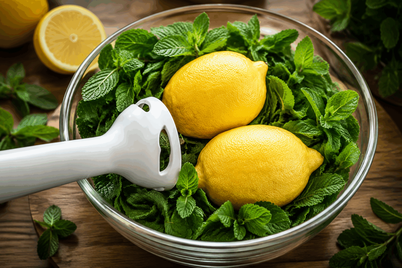 Ce mélange citron-menthe en 5 minutes a bluffé toute ma famille, à tester vite ! 🍋👌 Description Cette boisson fraîche et revitalisante allie la fraîcheur aromatique de la menthe à l’acidité pétillante du citron. Simple et rapide, elle est parfaite pour désaltérer toute la famille lors des chaudes journées d’été ou pour accompagner un repas léger. Son équilibre entre douceur et acidité surprendra agréablement vos papilles. Informations Temps de préparation : 5 minutes Temps de cuisson : 0 minute Nombre de portions : 4 personnes Difficulté : Facile Ingrédients Pour la boisson citron-menthe 500 ml d’eau fraîche 2 citrons jaunes non traités 1 bouquet de menthe fraîche (environ 15 g) 2 cuillères à soupe de sucre de canne (ou miel selon préférence) Glace pilée ou cubes de glace selon le goût Préparation Rince les citrons à l’eau claire puis presse-les pour en extraire le jus. Mets le jus dans une carafe. Éffeuille soigneusement la menthe, conserve quelques feuilles pour la décoration et hache grossièrement le reste. Ajoute la menthe hachée dans la carafe avec le jus de citron. Verse l’eau fraîche et ajoute le sucre ou le miel. Mélange vigoureusement pour bien dissoudre le sucre. Laisse infuser 3 minutes à température ambiante pour que la menthe libère ses arômes. Filtre la boisson ou laisse les feuilles selon le goût, puis ajoute la glace pilée ou des cubes de glace. Décore avec quelques feuilles de menthe entières et une rondelle de citron. Astuces Utilise des citrons bio pour profiter pleinement des zestes si tu souhaites les ajouter pour plus de peps. Pour un goût plus doux, remplace le sucre par du sirop d’agave ou du miel liquide. Si tu préfères une version pétillante, remplace l’eau plate par de l’eau gazeuse juste avant de servir. Conserve la boisson au frais et consomme-la dans les 24 heures pour préserver la fraîcheur des ingrédients. Service Serre cette boisson dans des verres transparents pour mettre en valeur la couleur vive et la fraîcheur de la menthe. Parfaite en apéritif ou en accompagnement d’un barbecue, d’une salade légère ou d’un goûter, elle ravira petits et grands avec son côté désaltérant et tonique.