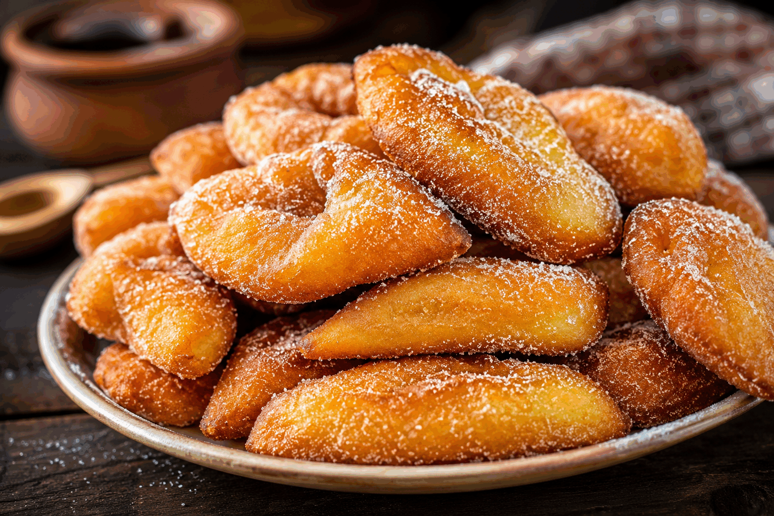 Ces bugnes hyper moelleuses en 5 minutes avec seulement 3 ingrédients 😍 Description Les bugnes sont des beignets légers et moelleux, très populaires dans la région lyonnaise, surtout pendant le Carnaval. Cette version express et simplifiée utilise seulement trois ingrédients pour un résultat tendre et délicieux, parfait pour un goûter rapide et gourmand. Informations Temps de préparation : 5 minutes Temps de cuisson : 5 minutes Nombre de portions : 12 pièces environ Difficulté : Facile Ingrédients Pour la pâte 250 g de farine 3 œufs 50 g de sucre 1 pincée de sel Huile neutre pour la friture (tournesol ou arachide) Sucre glace pour saupoudrer (facultatif) Préparation Dans un grand saladier, casse les œufs puis ajoute le sucre et la pincée de sel. Fouette rapidement pour bien mélanger. Incorpore la farine progressivement en mélangeant à la spatule jusqu’à obtenir une pâte homogène et légèrement collante. Farine un plan de travail et dépose la pâte dessus. Étale-la finement à l’aide d’un rouleau à pâtisserie sur environ 3 mm d’épaisseur. Découpe des losanges ou rectangles avec un couteau ou une roulette à pâte. Fais chauffer l’huile à 170°C dans une casserole ou une friteuse. Plonge les bugnes par petites quantités pour 1 à 2 minutes, jusqu’à ce qu’elles soient dorées sur chaque face. Égoutte-les sur du papier absorbant puis saupoudre-les immédiatement de sucre glace si désiré. Astuces Ne t’inquiète pas si la pâte semble un peu collante, c’est normal pour des bugnes moelleuses. Veille à bien chauffer l’huile pour éviter que les bugnes absorbent trop de matières grasses. Tu peux parfumer la pâte avec un zeste de citron ou une cuillère à café d’extrait de vanille pour plus de goût. Conserve les bugnes dans une boîte hermétique et consomme-les rapidement pour garder leur moelleux. Service Servez ces bugnes encore tièdes, saupoudrées de sucre glace. Elles sont parfaites pour un goûter en famille ou entre amis, accompagnées d’un thé ou d’un café. Vous pouvez aussi les proposer lors des festivités du Carnaval ou comme gourmandise de dernière minute.