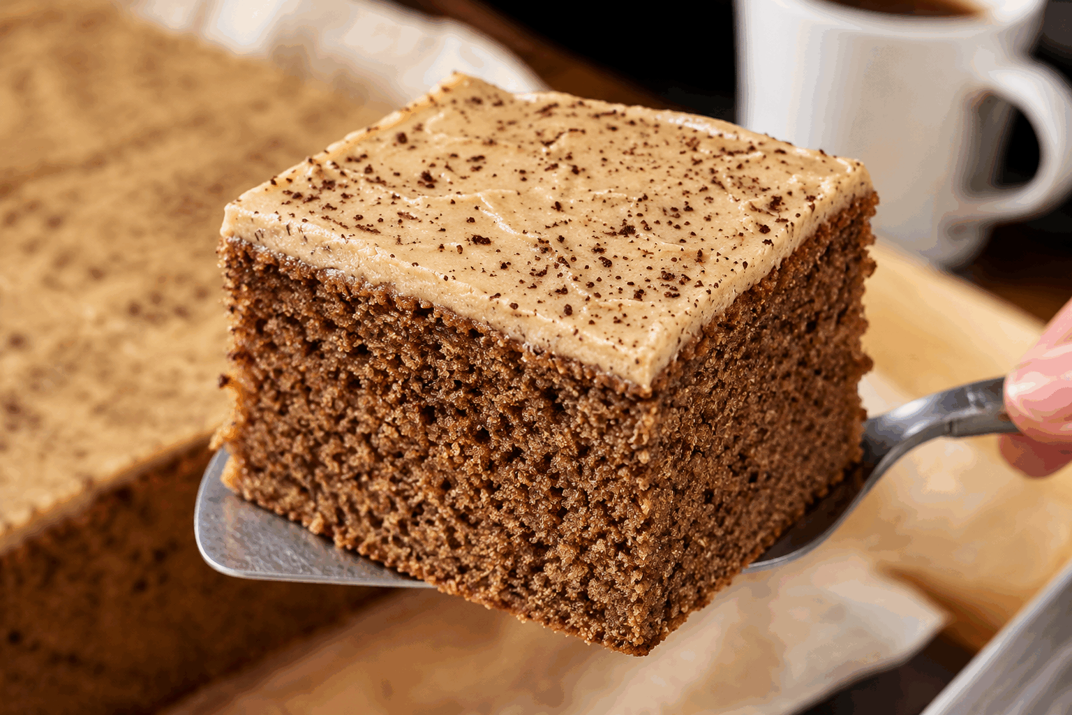 Ces carrés de cappuccino fondent en bouche et se préparent en 5 minutes seulement ✨ Description Ces petits carrés gourmands combinent la douceur du chocolat blanc avec l’arôme intense et velouté du cappuccino. Fondants et légers, ils sont parfaits pour une pause café originale ou un dessert express qui ravira les amateurs de café. Leur préparation ultra-rapide en fait une recette idéale pour les occasions improvisées. Informations Temps de préparation : 5 minutes Temps de cuisson : 0 minute Nombre de portions : 12 carrés Difficulté : Facile Ingrédients Pour les carrés cappuccino 150 g de chocolat blanc de qualité 1 cuillère à soupe de poudre de café instantané (type expresso) 2 cuillères à soupe de crème liquide entière 1 cuillère à soupe de beurre doux 1 cuillère à soupe de sucre glace 1 pincée de sel Pour la décoration Cacao en poudre non sucré (pour saupoudrer) Grains de café en chocolat (optionnel) Préparation Hachez le chocolat blanc puis placez-le dans un bol résistant à la chaleur. Faites chauffer la crème liquide dans une petite casserole ou au micro-ondes jusqu’à ébullition légère. Versez la crème chaude sur le chocolat blanc, ajoutez le beurre, le sucre glace et la pincée de sel. Laissez reposer une minute. Incorporez la poudre de café instantané, puis mélangez délicatement avec une spatule jusqu’à obtenir une ganache lisse et homogène. Versez la préparation dans un petit moule carré tapissé de papier sulfurisé (environ 15 x 15 cm), égalisez la surface avec la spatule. Laissez reposer à température ambiante pendant au moins 2 heures pour que la ganache prenne, ou placez au réfrigérateur pour accélérer le processus (1 heure environ). Une fois ferme, découpez en carrés réguliers, saupoudrez légèrement de cacao en poudre et décorez avec un grain de café en chocolat si vous le souhaitez. Astuces Utilisez un chocolat blanc de bonne qualité pour un goût riche et une texture fondante. Vous pouvez remplacer la poudre de café instantané par du café moulu très fin, infusé et réduit en poudre sèche après cuisson. Si la ganache est trop dure après refroidissement, laissez-la quelques minutes à température ambiante avant de découper. Conservez ces carrés au frais dans une boîte hermétique pour préserver leur texture fondante. Service Servez ces carrés de cappuccino accompagnés d’un café noir ou d’un espresso pour renforcer l’expérience caféinée. Ils feront également merveille en fin de repas, lors d’un goûter entre amis ou simplement pour un moment gourmand en toute simplicité.