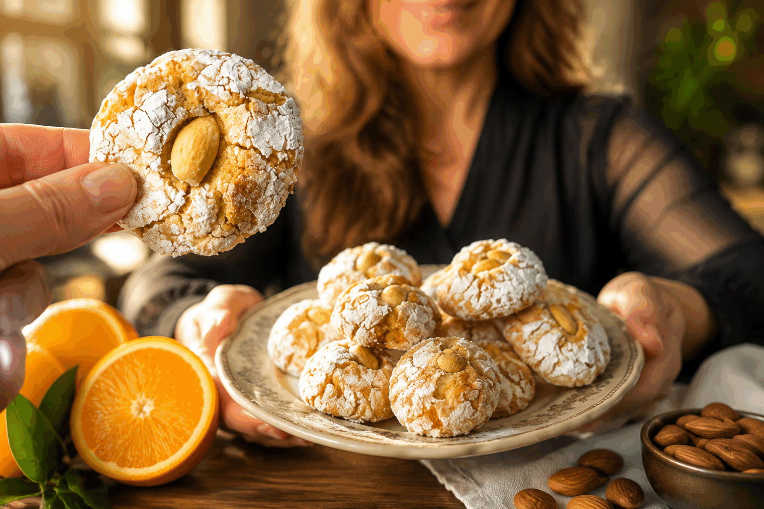 Ces cookies orientaux sans farine ni gluten, prêts en 10 minutes, vont vous surprendre 🍊 Description Ces cookies orientaux, moelleux et parfumés aux saveurs d’agrumes et d’épices, sont une alternative saine sans farine ni gluten. Leur texture fondante alliée à la douceur subtile de la fleur d’oranger en font une gourmandise idéale à tout moment de la journée. Rapides à préparer, ils conviennent parfaitement pour un goûter express ou une pause thé. Informations Temps de préparation : 10 minutes Temps de cuisson : 12 minutes Nombre de portions : 12 pièces Difficulté : Facile Ingrédients Pour la pâte 200 g de poudre d’amandes 80 g de sucre de canne 1 cuillère à soupe de miel 2 œufs 1 cuillère à soupe d’huile d’olive douce 1 cuillère à café d’extrait de fleur d’oranger Le zeste fin d’une orange bio 1/2 cuillère à café de cannelle en poudre 1 pincée de sel 1/2 cuillère à café de levure chimique sans gluten Pour la décoration Des éclats d’amandes Un peu de sucre glace (facultatif) Préparation Préchauffe le four à 180 °C (chaleur tournante). Dans un grand saladier, fouette les œufs avec le sucre de canne et le miel jusqu’à obtenir un mélange mousseux. Ajoute l’huile d’olive, l’extrait de fleur d’oranger et le zeste d’orange, mélange bien. Incorpore la poudre d’amandes, la cannelle, la levure, et la pincée de sel sans trop travailler la pâte pour conserver sa légèreté. Sur une plaque recouverte de papier cuisson, forme des petits tas de pâte à l’aide de deux cuillères à café, en les espaçant bien. Dépose quelques éclats d’amande sur chaque cookie et enfourne pour 12 minutes environ, jusqu’à ce que les bords soient légèrement dorés. Laisse refroidir sur une grille. Saupoudre éventuellement d’un nuage de sucre glace avant de servir. Astuces Utilise une poudre d’amandes fraîche pour un goût plus intense et une meilleure texture. Ne trop pas trop mélanger la pâte après l’ajout de la poudre pour garder des cookies moelleux. Pour varier les saveurs, remplace la fleur d’oranger par de l’eau de rose ou ajoute une pointe de cardamome. Conserve les cookies dans une boîte hermétique à température ambiante pendant 3 à 4 jours. Service Servez ces cookies orientaux légèrement tièdes ou à température ambiante, accompagnés d’un thé à la menthe ou d’une infusion d’agrumes pour renforcer leur parfum. Ils feront aussi un excellent accompagnement pour un café gourmand ou une collation légère et raffinée.