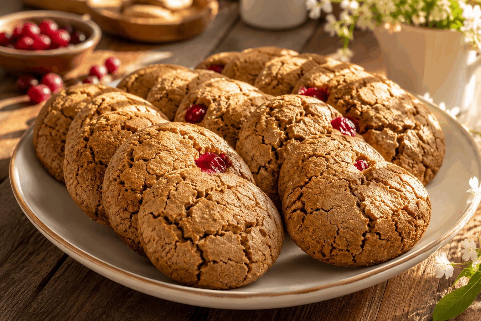 Ces ghribas marocaines fondent en bouche en 5 minutes, un vrai délice à tester vite ! 🔥 Description Les ghribas marocaines sont des petits biscuits sablés très tendres et fondants, connus pour leur texture unique qui fond littéralement en bouche. Originaires du Maroc, ils sont souvent dégustés lors du thé à la menthe ou des grandes occasions festives. Leur simplicité de préparation et leur saveur délicate aux amandes en font un vrai délice à tester rapidement. Informations Temps de préparation : 10 minutes Temps de cuisson : 5 minutes Nombre de portions : 20 pièces Difficulté : Facile Ingrédients Pour les ghribas 250 g de farine 150 g de sucre glace 125 g d’huile végétale (tournesol ou colza) 100 g d’amandes moulues 1 cuillère à café de levure chimique 1 cuillère à soupe d’eau de fleur d’oranger 1 pincée de sel 50 g de sucre cristallisé (pour l’enrobage) Préparation Préchauffe le four à 180°C (chaleur tournante de préférence). Dans un grand saladier, mélange la farine, le sucre glace, les amandes moulues, la levure chimique et la pincée de sel. Ajoute l’huile végétale et l’eau de fleur d’oranger, puis mélange avec les doigts jusqu’à obtenir une pâte homogène mais légèrement friable. Forme des petites boules de pâte d’environ 25 g chacune. Roule chaque boule dans le sucre cristallisé pour bien l’enrober. Place les boules sur une plaque recouverte de papier cuisson en les espaçant légèrement. Enfourne pour 5 minutes environ : les ghribas doivent rester clairs sur le dessus et fondants à l’intérieur. Laisse refroidir quelques minutes avant de les décoller délicatement à l’aide d’une spatule. Astuces Ne pas trop cuire les ghribas pour conserver leur texture fondante et éviter qu’ils deviennent durs. Remplace les amandes par de la noix de coco râpée ou des noisettes moulues pour varier les saveurs. Utilise un sucre glace tamisé pour éviter les grumeaux dans la pâte. Conserve les ghribas dans une boite hermétique à température ambiante, ils resteront moelleux plusieurs jours. Service Servez ces ghribas marocaines avec un verre de thé à la menthe fraîche pour un moment convivial et authentique. Elles sont parfaites comme petits biscuits à l’heure du goûter ou pour accompagner un café lors d’un dessert léger.