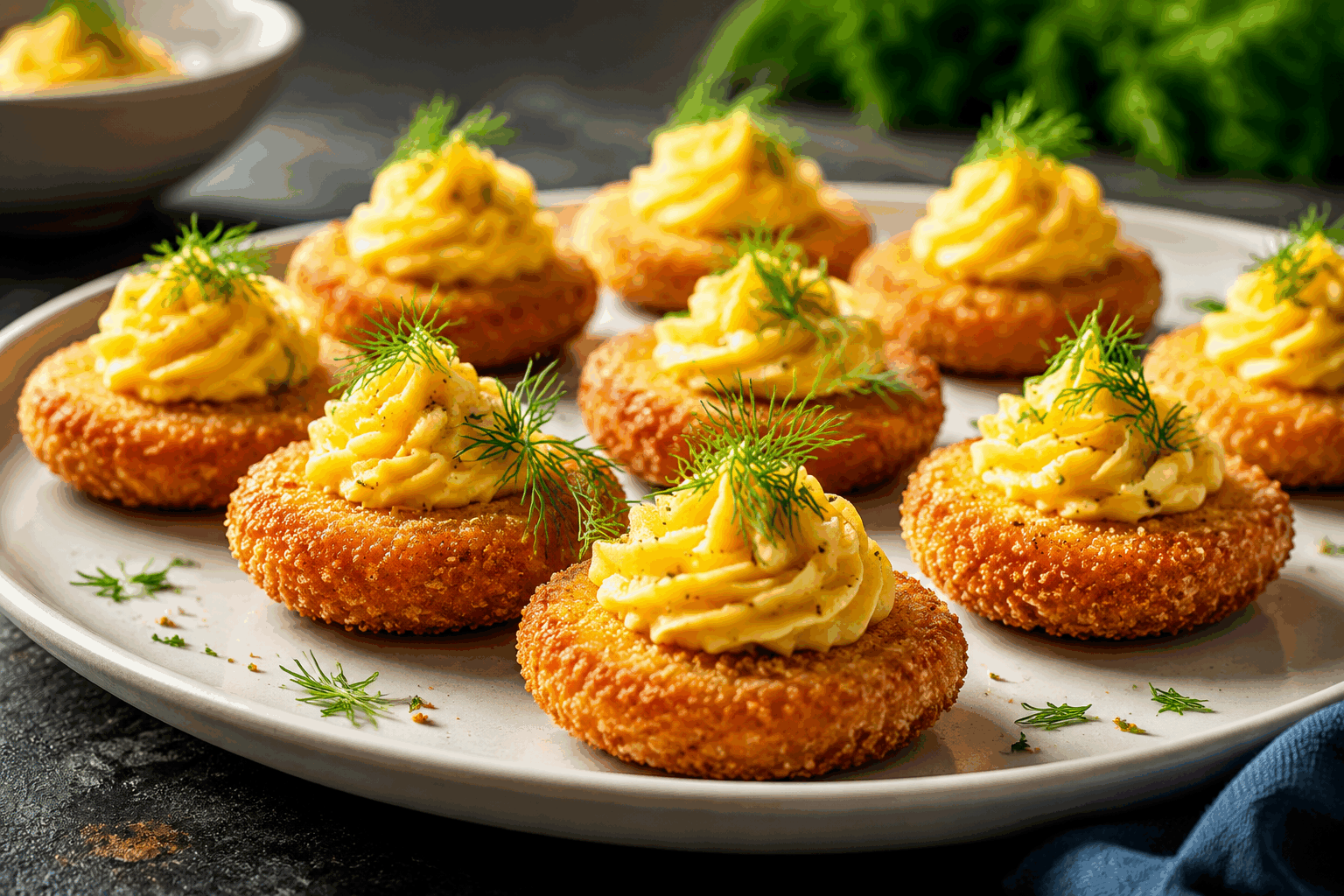 Ces œufs mimosa croustillants en 5 minutes pour un apéro de Noël magique ✨