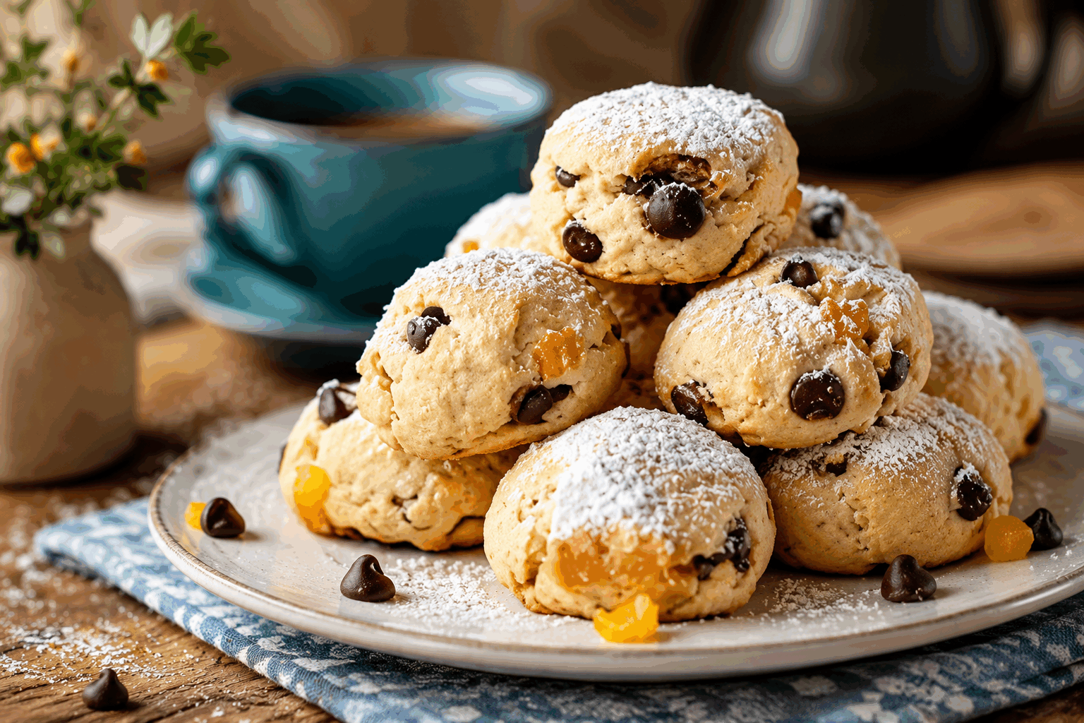 Ces petits biscuits moelleux de Pâques, recette de famille en 10 minutes 😍 Description Ces petits biscuits moelleux sont un vrai délice traditionnel de Pâques, réalisés en un temps record. Leur texture fondante et leur parfum léger en font un incontournable des fêtes printanières, parfaits pour un goûter convivial en famille. Faciles et rapides à préparer, ils raviront petits et grands avec leur douceur subtile et leur présentation colorée. Informations Temps de préparation : 10 minutes Temps de cuisson : 12 minutes Nombre de portions : 20 biscuits Difficulté : Facile Ingrédients Pour la pâte 200 g de farine 100 g de sucre 100 g de beurre mou 1 œuf 1 cuillère à café d’extrait de vanille 1/2 sachet de levure chimique 1 pincée de sel Pour la décoration (optionnelle) Sucre glace Colorants alimentaires ou perles en sucre colorées Préparation Préchauffe le four à 180°C (thermostat 6). Mélange le beurre mou et le sucre dans un saladier jusqu’à obtenir une crème homogène. Ajoute l’œuf et l’extrait de vanille, puis continue de mélanger. Incorpore la farine, la levure chimique et la pincée de sel, puis pétris légèrement pour obtenir une pâte souple et légèrement collante. Forme des petites boules de pâte d’environ 3 cm de diamètre, puis dépose-les sur une plaque recouverte de papier cuisson en les espaçant bien. Aplatis légèrement chaque boule avec la paume de la main ou le dos d’une cuillère. Enfourne pendant 12 minutes, jusqu’à ce que les biscuits soient légèrement dorés sur les bords mais encore moelleux au centre. Laisse refroidir sur une grille, puis saupoudre éventuellement de sucre glace et décore avec des perles de sucre colorées pour un effet festif. Astuces Utilise du beurre mou, pas fondu, pour une meilleure texture. Ne trop travaille pas la pâte sinon les biscuits risquent d’être durs. Pour varier les plaisirs, tu peux ajouter des zestes d’orange ou de citron dans la pâte. Conserve les biscuits dans une boîte hermétique pour préserver leur moelleux plusieurs jours. Service Servez ces biscuits moelleux en fin de repas de Pâques ou lors d’un goûter. Ils accompagnent merveilleusement bien un thé, un chocolat chaud ou un café. Présente-les sur un joli plat décoré de petites fleurs printanières pour une touche festive et conviviale.