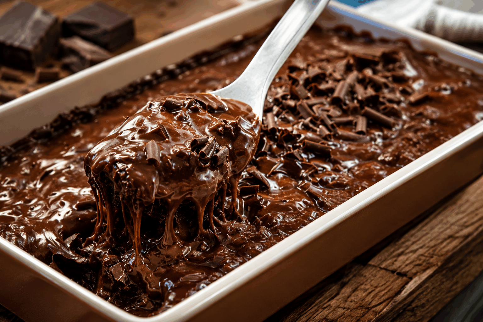 Cette mousse au chocolat prête en 5 minutes qui a bluffé toute la famille 😍 Description Cette mousse au chocolat est l’alliance parfaite entre rapidité et gourmandise. Sa texture légère et onctueuse fond délicieusement en bouche, séduisant petits et grands. Idéale pour un dessert improvisé ou un moment convivial en famille, elle se prépare en un temps record sans cuisson. Informations Temps de préparation : 5 minutes Temps de cuisson : 0 minute Nombre de portions : 4 personnes Difficulté : Facile Ingrédients Pour la mousse 200 g de chocolat noir pâtissier (70 % de cacao) 4 œufs frais 1 pincée de sel 30 g de sucre en poudre (optionnel, selon vos goûts) Préparation Fais fondre le chocolat au bain-marie ou au micro-ondes par courtes impulsions, en remuant régulièrement pour éviter qu’il ne brûle. Sépare les blancs des jaunes d’œufs. Réserve les jaunes dans un bol et mets les blancs dans un saladier propre avec une pincée de sel. Monte les blancs en neige ferme à l’aide d’un batteur électrique. Incorpore les jaunes d’œufs et le sucre (si utilisé) dans le chocolat fondu tiède, mélange vivement pour obtenir une texture homogène. Incorpore délicatement les blancs en neige au mélange chocolaté à l’aide d’une spatule, en soulevant la préparation pour ne pas les casser. Répartis la mousse dans des verrines ou un grand récipient, puis place au réfrigérateur pendant au moins 1 heure avant de servir pour une texture optimale. Astuces Utilise des œufs très frais et à température ambiante pour un meilleur montage des blancs. Ne chauffe pas trop le chocolat : il doit être fondu mais pas brûlant, pour éviter de cuire les jaunes d’œufs. Pour une version plus légère, remplace le chocolat noir par du chocolat au lait. Tu peux ajouter une touche de vanille ou un soupçon de fleur de sel pour relever la saveur du chocolat. Service Serre cette mousse au chocolat bien fraîche, accompagnée éventuellement de fruits rouges frais ou d’une feuille de menthe pour un contraste coloré et frais. Parfaite en fin de repas ou pour un goûter chic et rapide, elle ravira toute la famille grâce à sa simplicité et son goût intense.