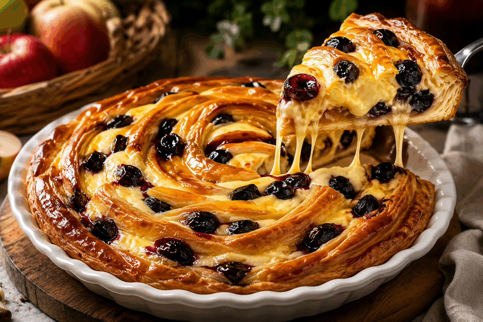 Cette tarte citron myrtilles crémeuse en 5 minutes qui va vous surprendre 🔥 Description Découvrez une tarte alliant la fraîcheur acidulée du citron à la douceur fruitée des myrtilles, le tout dans une crème onctueuse et légère. Facile et rapide, cette recette express séduira vos convives par son équilibre parfait entre acidité et douceur. Idéale pour un dessert improvisé ou un goûter gourmand, elle ravira petits et grands. Informations Temps de préparation : 5 minutes Temps de cuisson : 15 minutes Nombre de portions : 6 personnes Difficulté : Facile Ingrédients Pour la pâte 150 g de biscuits sablés (type Petit Beurre) 60 g de beurre fondu Pour la garniture crémeuse citron-myrtilles 200 g de fromage frais (type Philadelphia ou mascarpone) 100 ml de crème liquide entière 2 citrons jaunes (jus et zeste) 100 g de sucre glace 150 g de myrtilles fraîches ou surgelées 1 cuillère à café d’extrait de vanille (facultatif) Préparation Émiette les biscuits sablés en fine chapelure à l’aide d’un robot ou en les écrasant dans un sac plastique. Mélange les miettes de biscuits avec le beurre fondu jusqu’à obtention d’une texture sableuse homogène. Tapisse le fond d’un moule à tarte amovible (20 cm de diamètre) avec ce mélange en pressant bien pour former une base compacte. Réserve au frais. Dans un saladier, fouette le fromage frais avec le sucre glace jusqu’à ce que le mélange soit lisse. Ajoute le jus et le zeste des citrons ainsi que la crème liquide, puis fouette à nouveau pour obtenir une crème onctueuse et légère. Incorpore délicatement les myrtilles à la crème sans les écraser. Verse la garniture sur le fond de tarte et étale uniformément. Place la tarte au réfrigérateur pendant au moins 1 heure pour qu’elle puisse prendre et rafraîchir avant de servir. Juste avant de servir, décore éventuellement avec quelques myrtilles fraîches et un peu de zeste de citron. Astuces Pour gagner du temps, utilisez des biscuits sablés déjà prêts et un fromage frais en pot. Si vous n’avez pas de myrtilles, remplacez-les par des framboises ou des mûres selon la saison. Pressez les citrons à l’avance et conservez-les au réfrigérateur pour aller plus vite lors de la préparation. Veillez à ne pas trop fouetter la crème pour qu’elle reste légère et bien aérée. Service Servez cette tarte bien fraîche, accompagnée d’une tasse de thé ou d’un café. Elle fera un dessert parfait pour une soirée entre amis ou un goûter estival. Vous pouvez aussi la proposer en parts individuelles dans des verrines pour une présentation plus élégante.