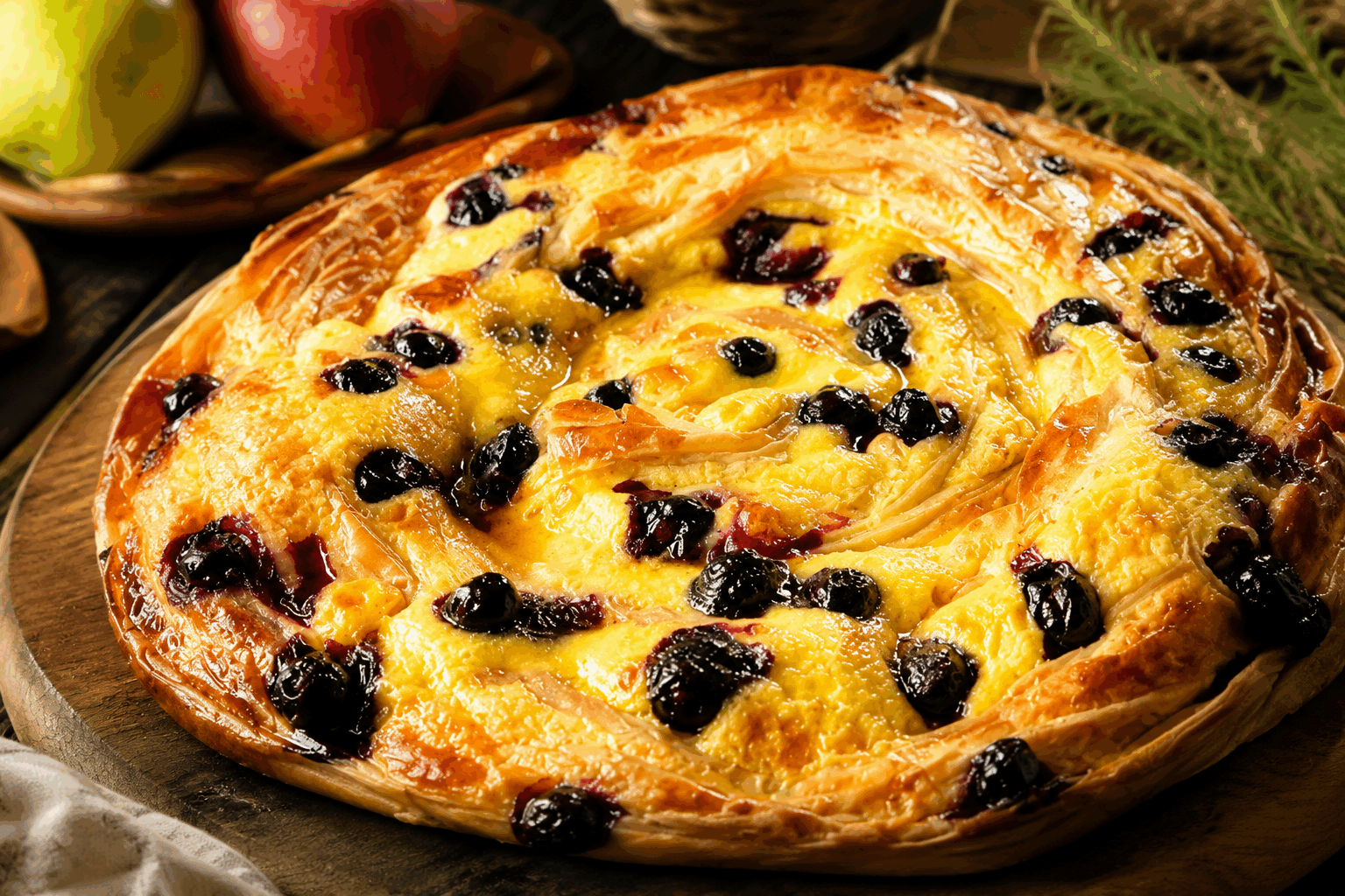 Cette tarte citron myrtilles crémeuse et croustillante va vous surprendre 😍 Description Découvrez une tarte alliant la fraîcheur acidulée du citron à la douceur fruitée des myrtilles, sur une pâte croustillante au beurre. Sa texture crémeuse et fondante séduira vos papilles, idéale pour un goûter gourmand ou un dessert élégant à partager en famille ou entre amis. Informations Temps de préparation : 30 minutes Temps de cuisson : 40 minutes Nombre de portions : 8 personnes Difficulté : Moyenne Ingrédients Pour la pâte sablée croustillante 200 g de farine 100 g de beurre froid coupé en dés 80 g de sucre glace 1 pincée de sel 1 œuf 1 cuillère à soupe d'eau froide (si nécessaire) Pour la garniture citron crémeuse 3 citrons jaunes (jus et zestes) 150 g de sucre 3 œufs 100 ml de crème fraîche épaisse 30 g de maïzena 30 g de beurre doux Pour la finition myrtilles 150 g de myrtilles fraîches ou surgelées 1 cuillère à soupe de sucre (facultatif) Préparation Préparez la pâte sablée : dans un saladier, sablez la farine, le sucre glace et le sel avec le beurre froid du bout des doigts jusqu’à obtenir une texture fine et granuleuse. Ajoutez l’œuf et mélangez rapidement pour former une boule. Ajoutez l’eau froide si la pâte est trop sèche. Ne pétrissez pas trop pour garder la pâte friable. Enveloppez la pâte dans un film alimentaire et réservez au frais pendant 30 minutes. Préchauffez le four à 180°C (chaleur statique ou 160°C chaleur tournante). Étalez la pâte sur un plan fariné puis foncez un moule à tarte de 24 cm de diamètre. Piquez le fond avec une fourchette et recouvrez de papier cuisson avec des billes de cuisson ou des légumes secs. Enfournez la pâte à blanc pendant 15 minutes, retirez les poids et poursuivez la cuisson 5 minutes pour dorer légèrement le fond. Laissez tiédir. Préparez la crème au citron : zestez et pressez les citrons. Dans un bol, fouettez les œufs avec le sucre jusqu’à blanchissement. Ajoutez la maïzena puis le jus et les zestes de citron, et enfin la crème fraîche. Mélangez bien. Versez la préparation au citron dans une casserole et faites chauffer à feu doux en remuant constamment jusqu’à épaississement, sans faire bouillir. Retirez du feu, incorporez le beurre coupé en morceaux et mélangez jusqu’à ce qu’il soit fondu et la crème bien lisse. Versez la crème au citron sur le fond de tarte précuit et étalez uniformément. Disposez délicatement les myrtilles sur la crème. Saupoudrez éventuellement d’un peu de sucre si les myrtilles sont trop acides. Enfournez la tarte pour 20 minutes à 160°C afin de fixer la garniture sans dessécher les fruits. Laissez refroidir complètement avant de démouler puis réfrigérez au moins 2 heures pour obtenir une texture bien crémeuse. Astuces Pour une pâte encore plus croustillante, utilisez du beurre de bonne qualité et évitez de trop travailler la pâte. Si vous n’avez pas de myrtilles fraîches, optez pour des myrtilles surgelées que vous décongelerez doucement avant utilisation. N’hésitez pas à ajuster le sucre dans la crème au citron selon votre goût, le citron peut varier en acidité. Pour un goût plus intense, vous pouvez ajouter une pincée de gingembre en poudre ou une cuillère de miel dans la crème citron. Service Servez cette tarte citron myrtilles bien fraîche, accompagnée d’une boule de glace vanille ou d’une cuillerée de crème fouettée légère. Elle est parfaite pour conclure un repas d’été ou pour un goûter gourmand en toute simplicité.