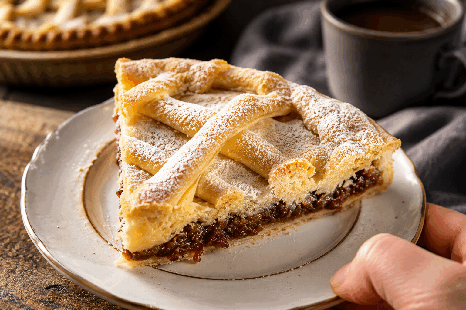 Cette tarte victorienne oubliée garde la santé depuis des siècles, à essayer vite ! 🔥 Description Cette tarte victorienne est un dessert traditionnel délicieusement parfumé, à base de fruits secs et d'épices, réputé pour ses bienfaits depuis l'époque victorienne. Sa pâte dorée enveloppe une garniture riche et savoureuse, souvent accompagnée d'une touche de zeste d'agrume qui équilibre la douceur. Parfaite pour une pause gourmande saine ou à servir lors d’occasions spéciales. Informations Temps de préparation : 30 minutes Temps de cuisson : 50 minutes Nombre de portions : 6 Difficulté : Moyenne Ingrédients Pour la pâte 250 g de farine de blé 125 g de beurre froid 50 g de sucre glace 1 œuf 1 pincée de sel Pour la garniture 150 g de raisins secs 100 g de dattes dénoyautées et coupées 50 g de cerises confites 100 g de noix hachées 150 g de cassonade 200 ml de thé noir fort infusé 1 citron (zeste et jus) 1 orange (zeste et jus) 1 cuillère à café de cannelle en poudre ½ cuillère à café de muscade râpée 1 cuillère à soupe de mélasse (ou sirop de glucose) 1 pincée de sel Préparation Prépare la pâte : mélange la farine, le sel et le sucre glace dans un bol. Ajoute le beurre froid coupé en petits cubes et sable du bout des doigts jusqu'à obtenir une consistance granuleuse. Incorpore l'œuf et pétris rapidement pour former une boule de pâte homogène. Enveloppe la pâte dans un film alimentaire et réserve au frais pendant 30 minutes. Prépare la garniture : dans une casserole, mélange le thé noir, la cassonade, la mélasse, les zestes et jus de citron et d’orange. Porte à ébullition puis baisse le feu. Ajoute les fruits secs, les noix, la cannelle, la muscade et une pincée de sel. Laisse mijoter doucement pendant 10 minutes jusqu’à ce que la garniture épaississe légèrement. Laisse refroidir. Préchauffe le four à 180°C (chaleur tournante). Étale la pâte sur un plan fariné et fonce un moule à tarte de 22 cm de diamètre. Pique le fond à la fourchette. Verse la garniture refroidie sur la pâte, étale uniformément puis couvre avec une seconde abaisse de pâte si souhaité, en soudant bien les bords. Fais quelques incisions sur le dessus pour laisser la vapeur s’échapper pendant la cuisson. Enfourne pour 45 à 50 minutes, jusqu’à ce que la pâte soit bien dorée. Laisse tiédir avant de démouler et de servir. Astuces Pour une pâte plus croustillante, utilisez du beurre très froid et travaillez rapidement. Vous pouvez varier les fruits secs selon vos goûts : figues, pruneaux ou abricots secs apportent de la douceur. La mélasse peut être remplacée par du miel pour une touche plus douce et aromatique. Servez cette tarte avec une crème anglaise ou une boule de glace vanille pour un dessert encore plus gourmand. Service Servez cette tarte victorienne tiède, accompagnée d’une crème anglaise ou d’un thé noir corsé pour accentuer les saveurs épicées. Idéale lors d’un goûter d’automne ou d’hiver, elle constitue un dessert réconfortant et sain à partager en famille ou entre amis.
