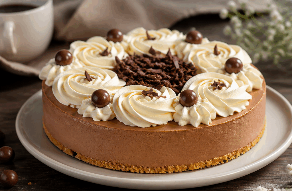 Cheesecake au chocolat sans cuisson : fondant et prêt en 5 minutes, un délice 😍 Description Ce cheesecake au chocolat sans cuisson est une douce gourmandise, avec une texture fondante et onctueuse qui se prépare en un temps record. Son goût intense en chocolat ravira les amateurs de desserts riches et faciles à réaliser, parfait pour une pause sucrée improvisée ou une petite fête entre amis. Informations Temps de préparation : 5 minutes Temps de cuisson : 0 minute Nombre de portions : 6 personnes Difficulté : Facile Ingrédients Pour la base 150 g de biscuits sablés (type Petit Beurre) 60 g de beurre fondu Pour la garniture au chocolat 200 g de chocolat noir pâtissier 250 g de fromage frais type Philadelphia 200 ml de crème liquide entière bien froide 40 g de sucre glace 1 cuillère à café d'extrait de vanille Préparation Émiette finement les biscuits sablés à l’aide d’un robot ou dans un sac plastique avec un rouleau à pâtisserie. Mélange les miettes de biscuits avec le beurre fondu jusqu’à obtenir une consistance sableuse et homogène. Dispose ce mélange au fond d’un moule à charnière ou d’un cercle à pâtisserie, tasse bien avec le dos d’une cuillère et place au réfrigérateur pendant la préparation de la garniture. Fais fondre le chocolat noir au bain-marie ou au micro-ondes par courtes impulsions, puis laisse tiédir. Bats la crème liquide bien froide en chantilly ferme à l’aide d’un batteur électrique. Dans un saladier, mélange le fromage frais, le sucre glace et l’extrait de vanille jusqu’à obtenir une texture lisse. Incorpore délicatement le chocolat fondu dans le mélange au fromage, puis incorpore la chantilly en soulevant délicatement la préparation pour garder l’aérien. Verse la garniture sur la base biscuitée, lisse la surface avec une spatule, puis place au frais au moins 2 heures avant de déguster pour que le cheesecake prenne bien. Astuces Utilise de la crème liquide bien froide pour réussir une chantilly ferme et aérienne. Tu peux remplacer les biscuits sablés par des biscuits Kit Kat ou des spéculoos pour varier les saveurs. Pour un chocolat plus doux, choisis un chocolat noir à 60 % de cacao ou mélange moitié chocolat noir moitié chocolat au lait. Si tu es pressé, place le cheesecake au congélateur 30 minutes au lieu du réfrigérateur pour un résultat plus rapide. Service Sers ce cheesecake au chocolat sans cuisson bien frais, accompagné d’un coulis de fruits rouges ou de quelques fruits frais comme des framboises ou des fraises. Ce dessert est idéal à la fin d’un repas convivial ou lors d’un goûter gourmand entre amis ou en famille.