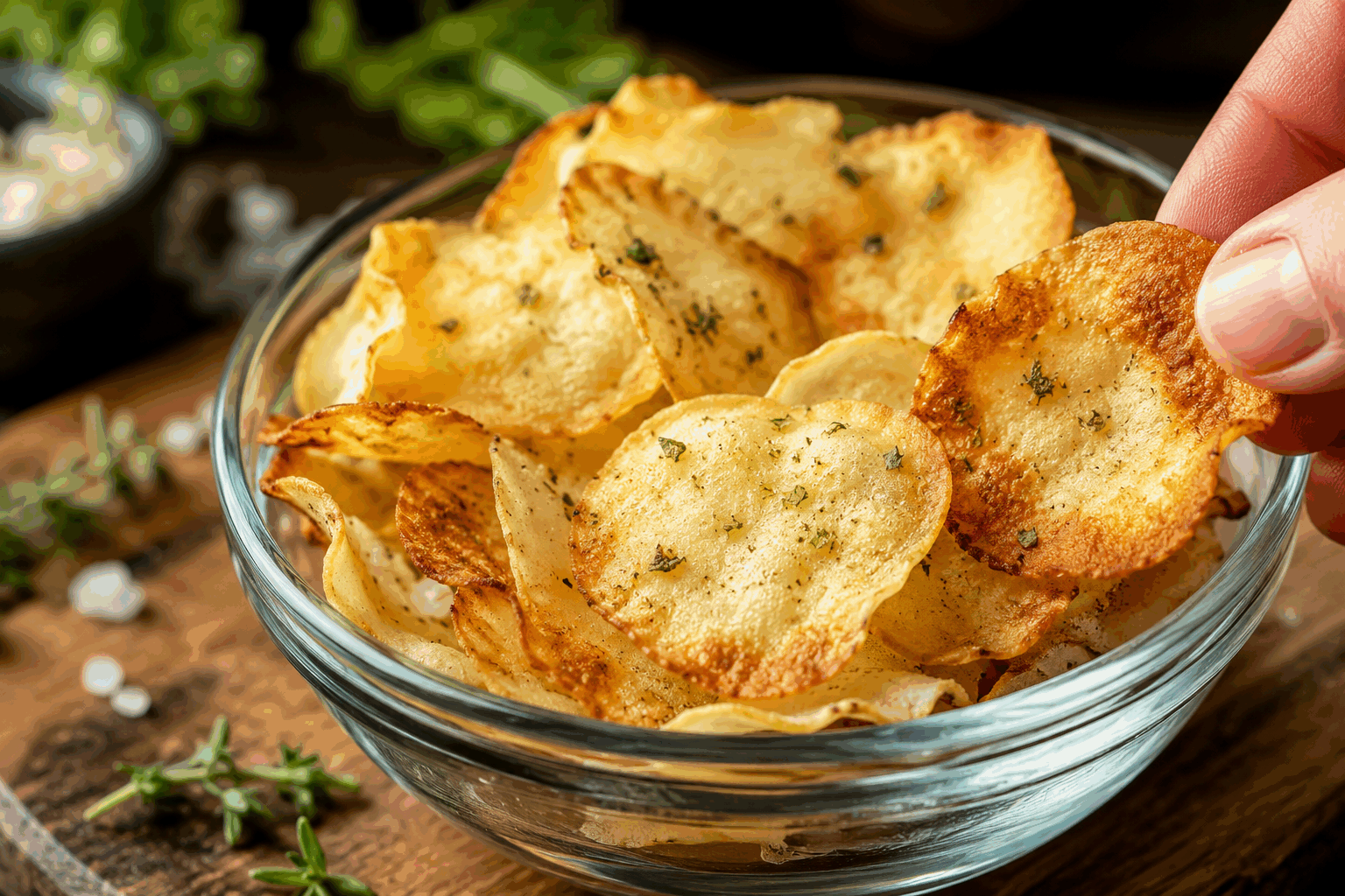 Chips croustillantes sans pommes de terre ni friture, prêtes en 10 minutes seulement !🔥