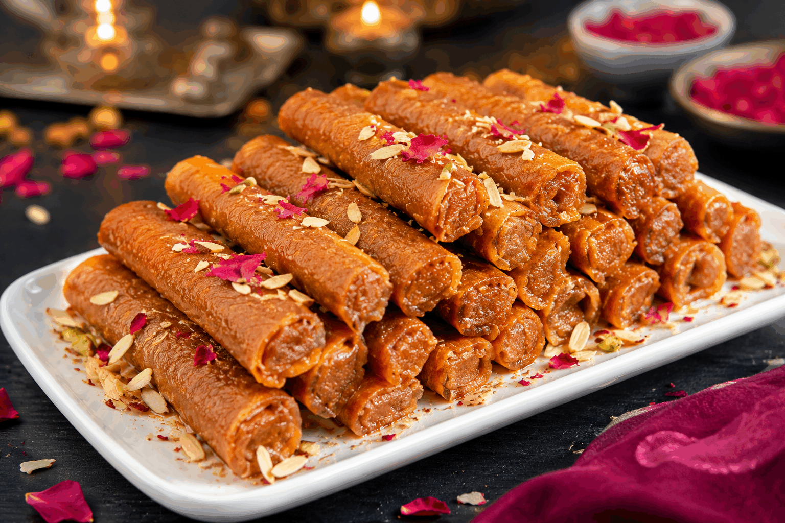 Cigares croustillants aux cacahuètes et miel, la recette gourmande en 10 minutes 😍 Description Ces cigares croustillants aux cacahuètes et miel sont une gourmandise rapide à préparer, idéale pour une pause sucrée ou un dessert léger. Leur texture dorée et croquante, associée à la douceur du miel et au goût légèrement salé des cacahuètes torréfiées, crée un équilibre parfait. Cette recette conjugue simplicité et saveurs addictives, idéale pour régaler petits et grands en un rien de temps. Informations Temps de préparation : 5 minutes Temps de cuisson : 5 minutes Nombre de portions : 6 pièces Difficulté : Facile Ingrédients Pour les cigares 6 feuilles de brick 100 g de cacahuètes non salées, torréfiées 3 cuillères à soupe de miel liquide 30 g de beurre fondu 1 cuillère à soupe d’huile neutre (tournesol ou pépins de raisin) 1 pincée de sel Préparation Hache grossièrement les cacahuètes torréfiées à l’aide d’un couteau. Dans un bol, mélange les cacahuètes avec le miel et une pincée de sel pour obtenir une pâte légèrement collante. Prends une feuille de brick, coupe-la en deux si elle est trop grande, puis badigeonne-la légèrement de beurre fondu à l’aide d’un pinceau. Dépose une cuillère à soupe de la préparation au miel et cacahuètes à une extrémité de la feuille, puis roule-la en formant un cigare en repliant bien les bords pour éviter que la garniture ne s’échappe. Répète l’opération avec le reste des feuilles et de la garniture. Fais chauffer l’huile dans une poêle à feu moyen. Fais frire les cigares 2 à 3 minutes de chaque côté jusqu’à ce qu’ils soient bien dorés et croustillants. Égoutte-les sur du papier absorbant avant de les disposer dans une assiette. Serre tiède, nappé d’un filet supplémentaire de miel si désiré. Astuces Pour plus de gourmandise, ajoute une pincée de cannelle ou de gingembre en poudre dans la garniture. Si tu préfères une cuisson plus saine, tu peux cuire les cigares au four à 180 °C pendant 8 minutes en les badigeonnant de beurre fondu. Choisis du miel d’acacia ou de fleurs pour une douceur plus délicate, ou un miel plus corsé comme le miel de châtaignier pour un goût plus marqué. Veille à bien sceller les bords des feuilles de brick pour éviter que le miel ne s’échappe à la cuisson. Service Ces cigares croustillants se dégusteront parfaitement en dessert accompagnés d’une boule de glace vanille, ou lors d’un goûter gourmand avec une tasse de thé ou de café. Leur rapidité d’exécution en fait aussi un excellent amuse-bouche sucré pour recevoir des invités à l’improviste.