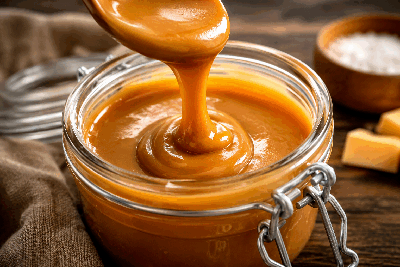Confiture de café maison en 3 ingrédients, un secret gourmand à tester impérativement ☕✨ Description Cette confiture de café maison est une préparation onctueuse et parfumée, parfaite pour apporter une touche unique à vos tartines, desserts ou même boissons chaudes. Avec seulement trois ingrédients, elle révèle des arômes intenses de café alliés à une douceur subtile, idéale pour les amateurs de gourmandises originales à réaliser soi-même. Informations Temps de préparation : 10 minutes Temps de cuisson : 20 minutes Nombre de portions : 4 pots de 125 ml Difficulté : Facile Ingrédients Pour la confiture de café 250 ml de café très fort préparé (espresso ou café filtre concentré) 250 g de sucre de canne 1 cuillère à soupe de jus de citron frais Préparation Préparez un café bien corsé et laissez-le tiédir à température ambiante. Dans une casserole à fond épais, versez le café tiède, ajoutez le sucre de canne et le jus de citron. Portez doucement à ébullition sur feu moyen, puis baissez un peu le feu pour laisser mijoter. Laissez cuire environ 20 minutes en remuant régulièrement pour éviter que la préparation n’attache, jusqu’à obtenir une texture légèrement sirupeuse et brillante. La confiture doit nappéer la cuillère. Pour vérifier la consistance, déposez une petite quantité sur une assiette froide : si elle gélifie légèrement en refroidissant, la confiture est prête. Versez immédiatement la confiture bien chaude dans des pots stérilisés, fermez hermétiquement et retournez-les 5 minutes pour assurer la conservation. Laissez refroidir complètement avant de stocker dans un endroit frais et sec. Astuces Utilisez un café frais et bien concentré pour un goût plus prononcé et une belle couleur profonde. Le jus de citron aide à la gélification naturelle grâce à son acidité, mais vous pouvez aussi utiliser un peu de pectine si vous préférez une texture plus ferme. Pour varier, essayez d’ajouter une pincée de cannelle ou de vanille pour une touche aromatique subtile. Conservez la confiture au réfrigérateur après ouverture et consommez-la dans le mois pour profiter pleinement de ses saveurs. Service Servez cette confiture de café sur des tartines de pain frais, du pain grillé ou des biscottes pour un petit-déjeuner original. Elle accompagne également à merveille un yaourt nature, du fromage frais ou se glisse délicieusement dans les crêpes et gaufres. Son goût intense en fait un ingrédient parfait pour un goûter gourmand ou un cadeau fait maison à offrir.