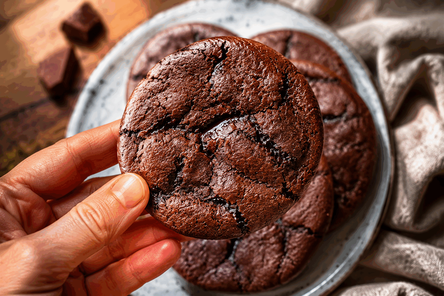 Cookies aux 3 ingrédients, sans farine ni œufs, prêts en 5 minutes et délicieux 🔥