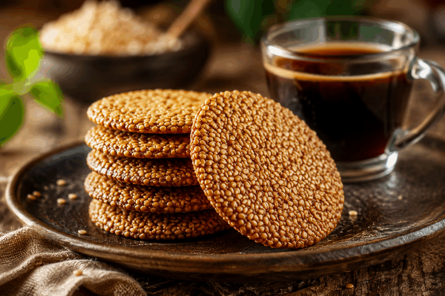 Cookies croustillants sans farine, prêts en 3 ingrédients simples et gourmands ✨ Description Ces cookies croustillants sans farine allient simplicité et gourmandise avec seulement trois ingrédients. Leur texture légère et croquante en fait une collation idéale pour les petites faims ou un goûter rapide. Faciles à réaliser, ils conviennent parfaitement aux amateurs de recettes saines et rapides. Informations Temps de préparation : 10 minutes Temps de cuisson : 12 minutes Nombre de portions : 12 cookies Difficulté : Facile Ingrédients Pour les cookies 150 g de beurre de cacahuète naturel (sans sucre ajouté) 100 g de sucre de canne blond 1 œuf Préparation Préchauffe le four à 180°C (thermostat 6). Dans un saladier, mélange le beurre de cacahuète et le sucre jusqu’à obtenir une texture homogène. Incorpore l’œuf et mélange vigoureusement pour obtenir une pâte lisse. Forme des petites boules de pâte d’environ 25 g chacune et dépose-les sur une plaque recouverte de papier cuisson, en les espaçant bien. Aplatis légèrement chaque boule avec le dos d’une fourchette pour former un motif classique en quadrillage. Enfourne pendant 12 minutes, jusqu’à ce que les bords soient dorés et que les cookies soient croustillants. Laisse refroidir sur une grille avant de déguster pour que les cookies durcissent bien. Astuces Utilise un beurre de cacahuète naturel et non sucré pour un goût équilibré et une texture optimale. Pour plus de gourmandise, ajoute quelques pépites de chocolat noir dans la pâte avant cuisson. Conserve les cookies dans une boîte hermétique pour préserver leur croustillant plusieurs jours. Si tu souhaites une version plus légère, remplace le sucre par du sucre de coco ou un autre sucre complet. Service Ces cookies croustillants sans farine se marient parfaitement avec un thé ou un café lors d’une pause gourmande. Ils peuvent aussi accompagner un dessert léger ou être glissés dans la lunchbox des enfants pour un encas sain et rapide.