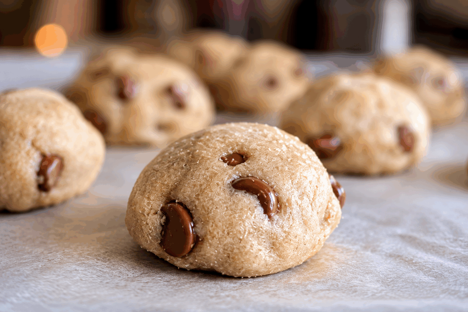 Cookies fondants aux pépites, 3 ingrédients et sans gluten, un vrai délice 😍